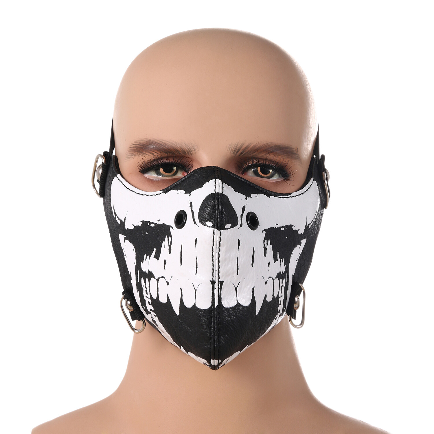 Punk Seal Skull Half Face Mask Ski Neck Snowboard Motorcycle Biker Protection