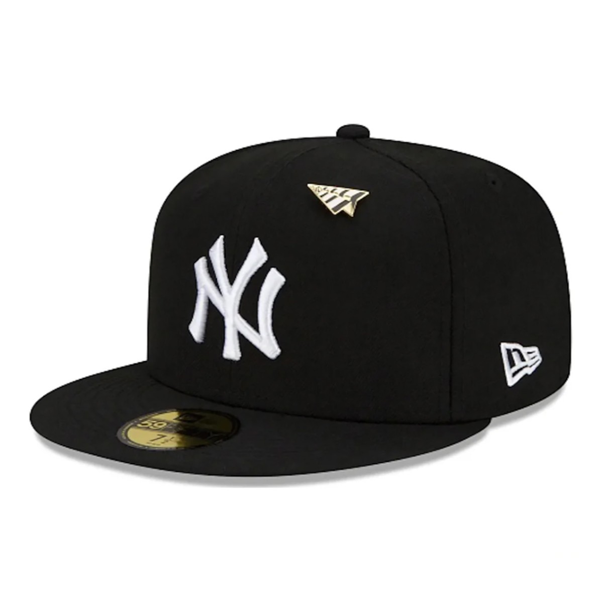 Brand New 59FIFTY RocNation Paper Planes Cap – MLB NY Yankees Black Fitted Hat