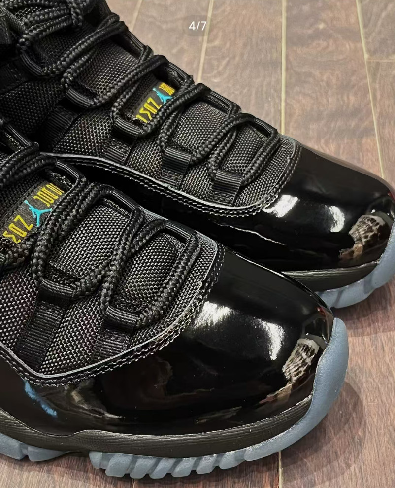 Jordan 11 Retro Gamma Blue High Top Black Blue Men’s Basketball Shoes