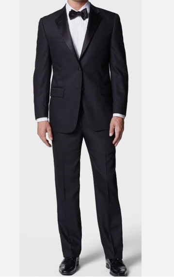 STRELLSON SEAN CONNERY COLLECTION CLASSIC BLACK TUXEDO 40R TUX SHIRT CUMMERBUND+