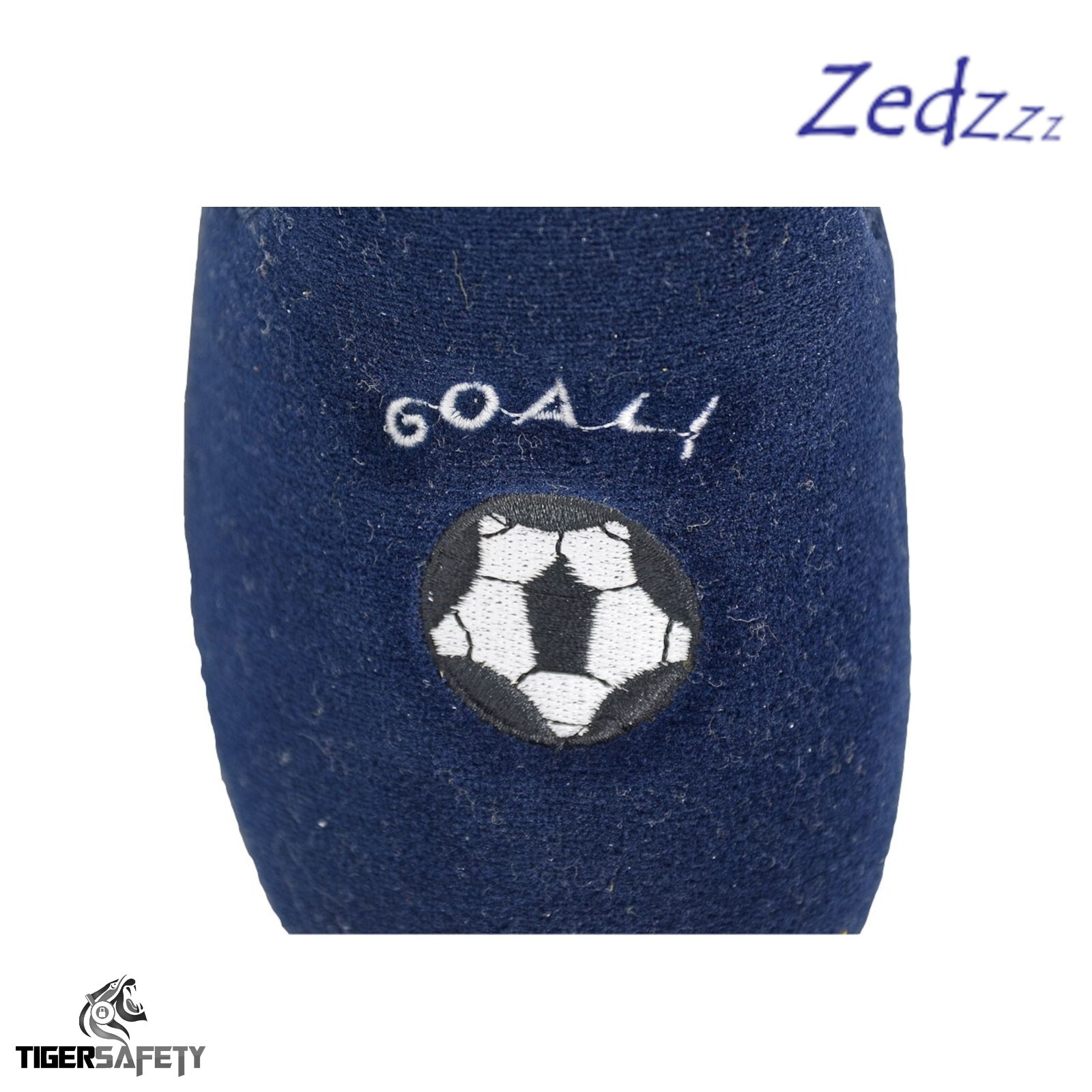 Zedzzz Boys Navy Blue Midfield Football Goal Soccer Slippers House Shoes BS485C