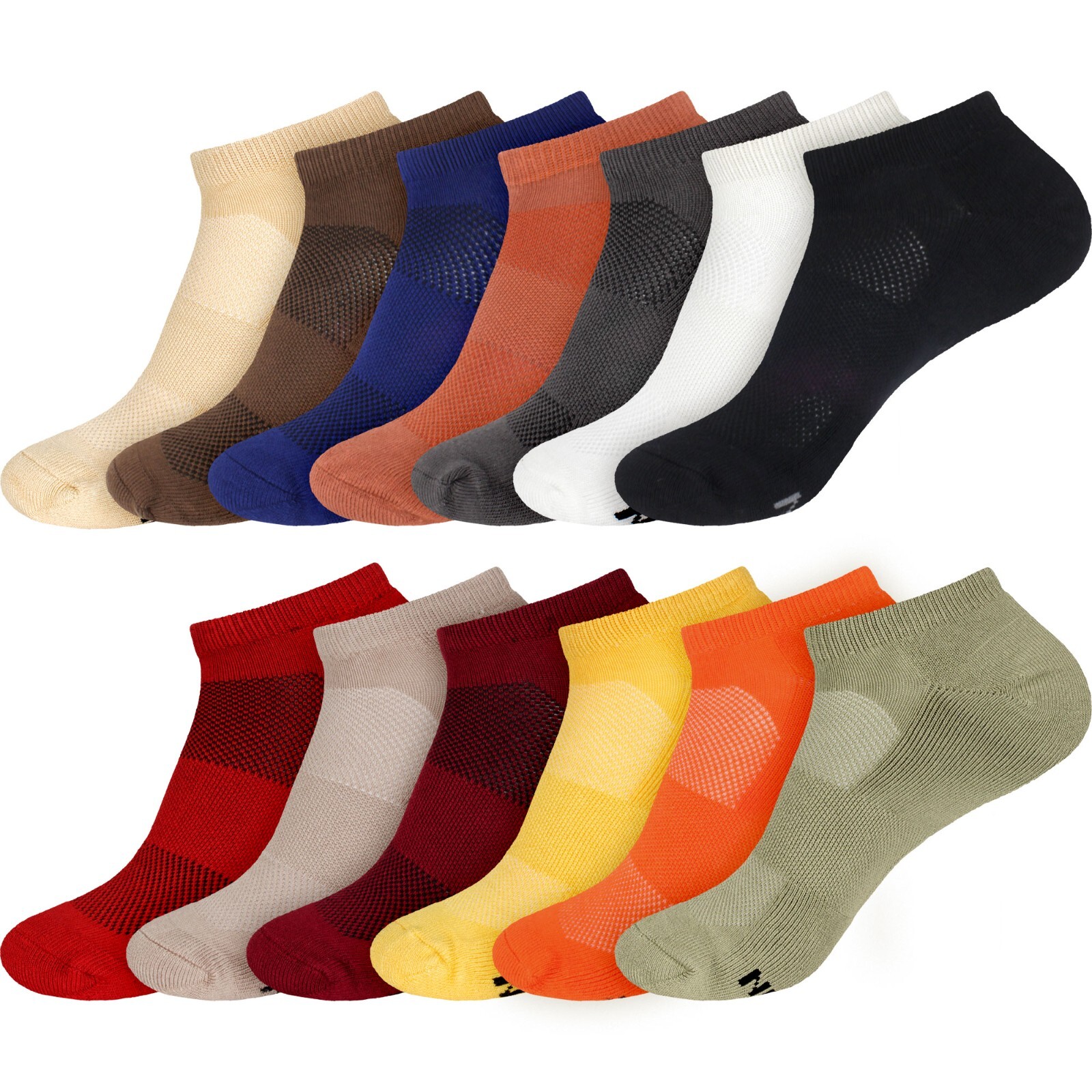 Men’s Rayon from Bamboo Fiber – 4 Pack – Superior Wicking Athletic Ankle Socks