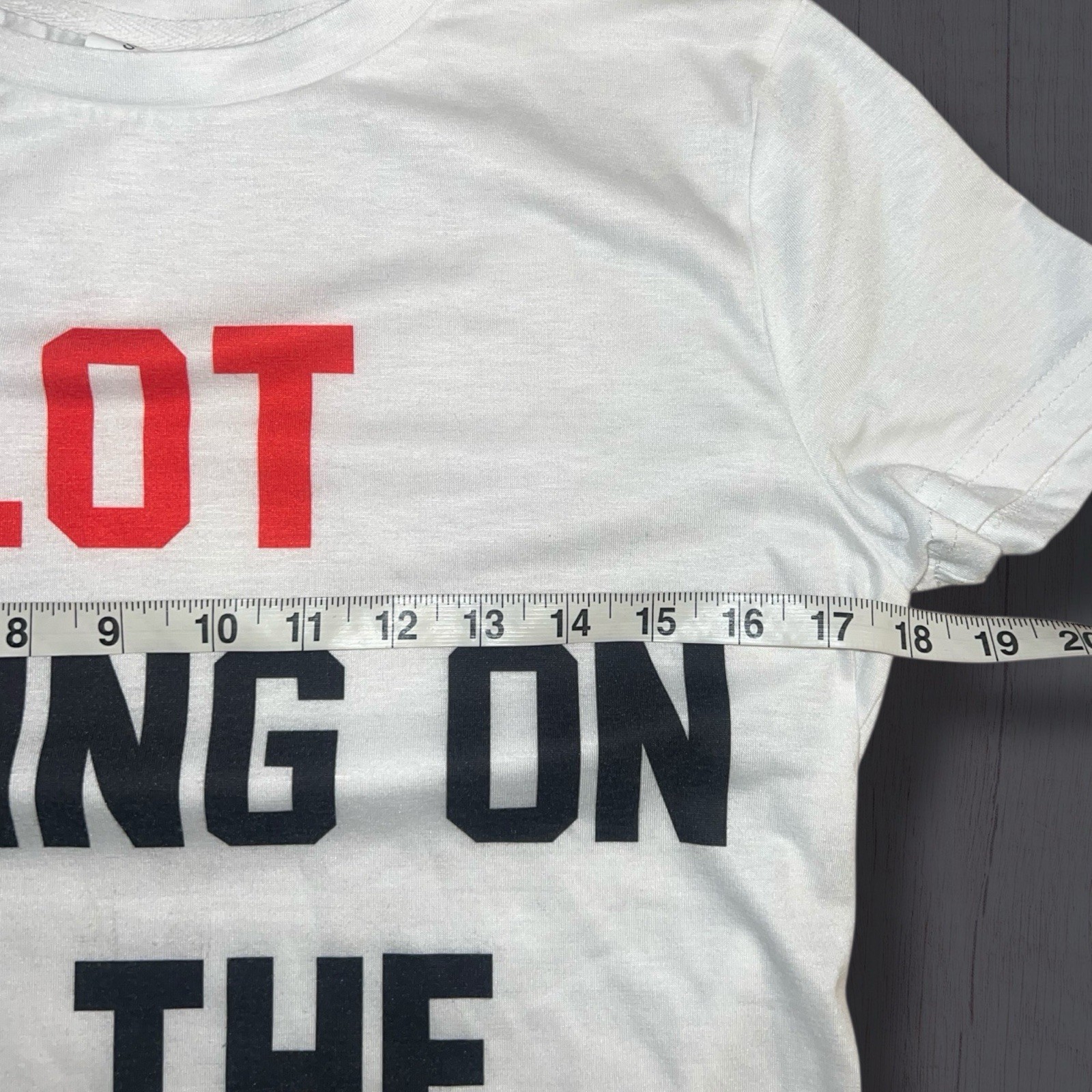 T Swift Inspired “A Lot Going On At The Moment” White Short Sleeve T-Shirt