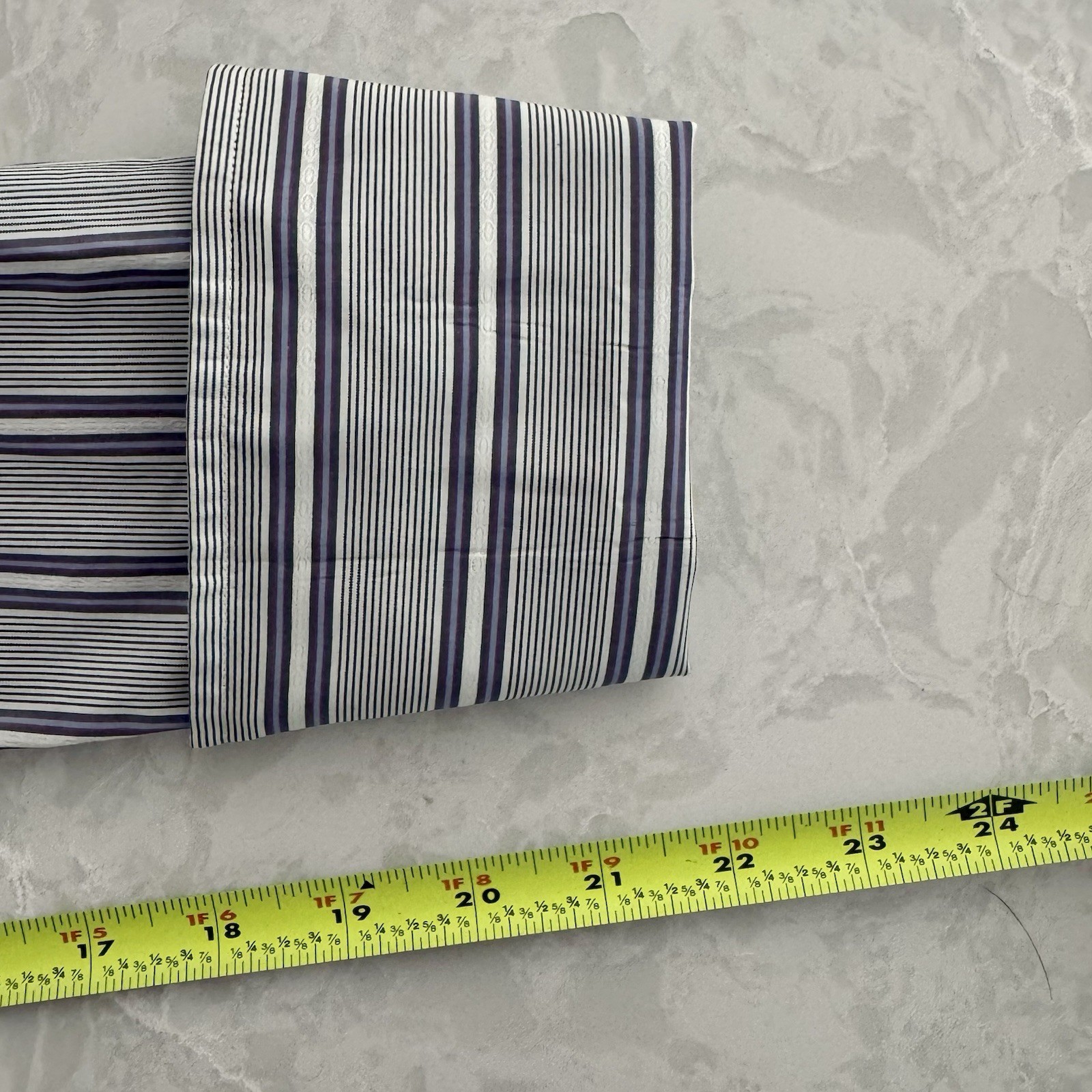Ted Baker London Cotton Striped Button Down French Cuffs Shirt SZ 17.5 -32/33