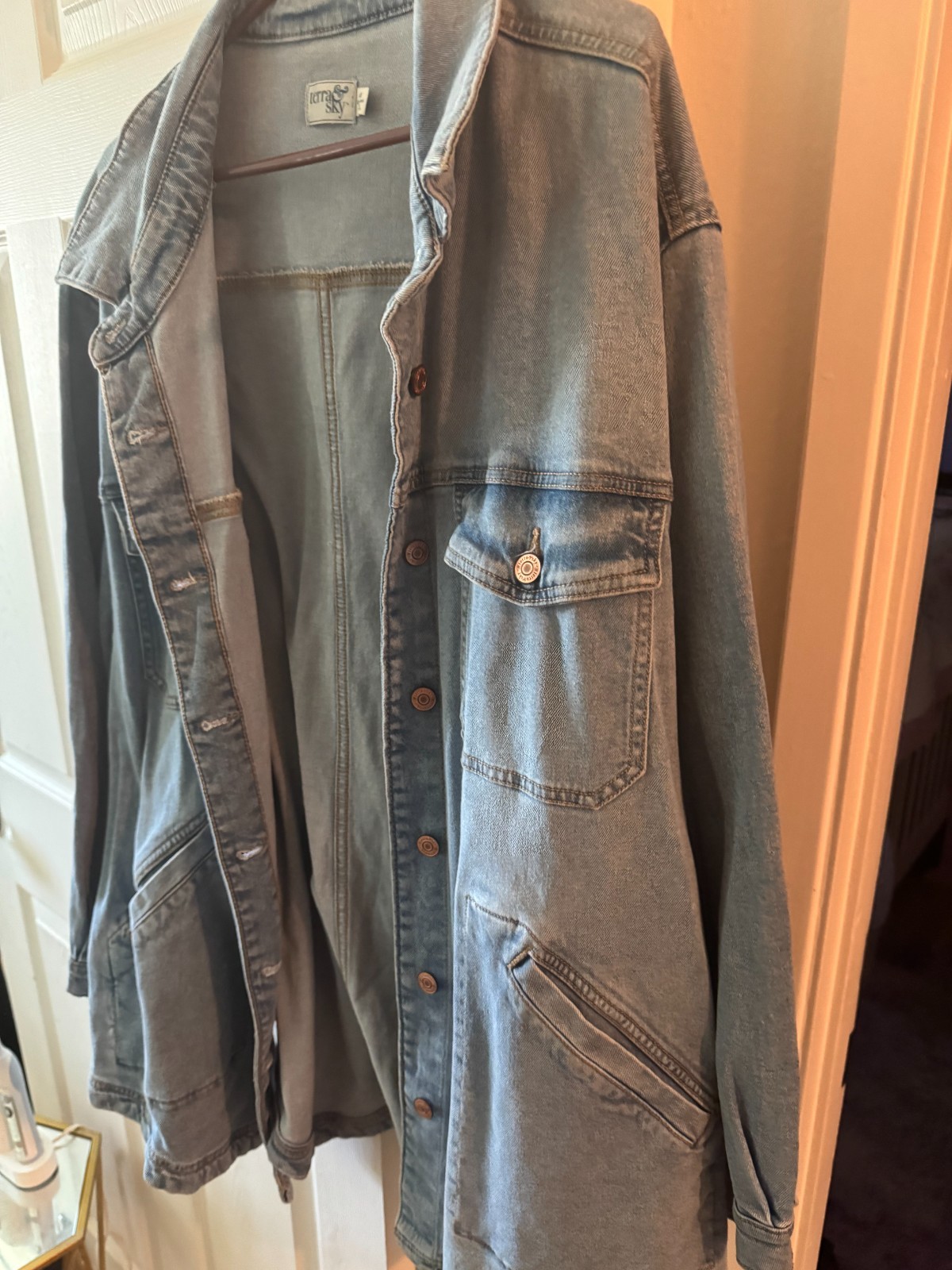 Purple Shingle Swede Medium Jacket, Comint made in Argentina