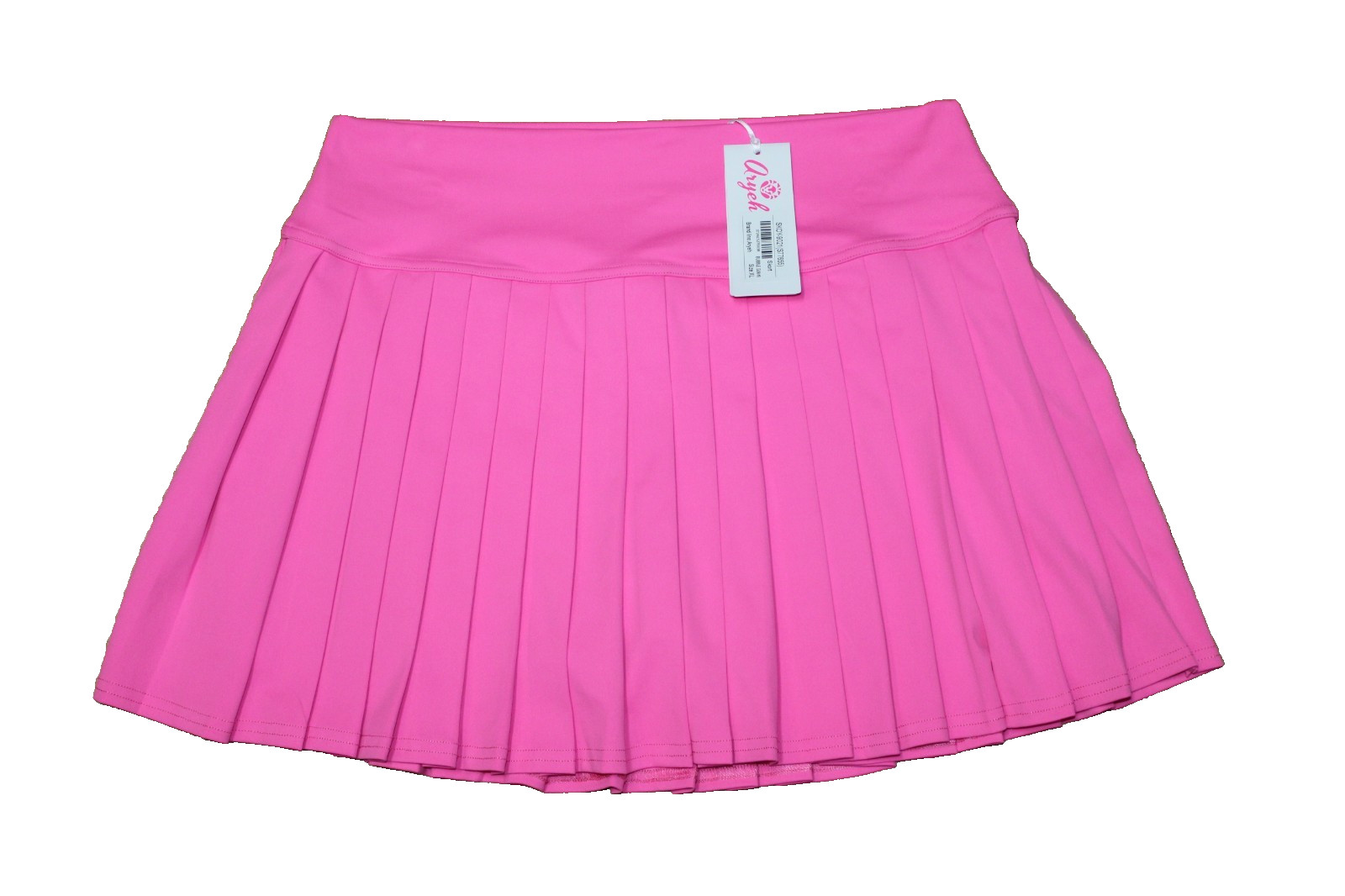 NEW Aryeh Women’s XL Pleated Hem Pink Bubble Gum Golf Tennis Skort Skirt NWT