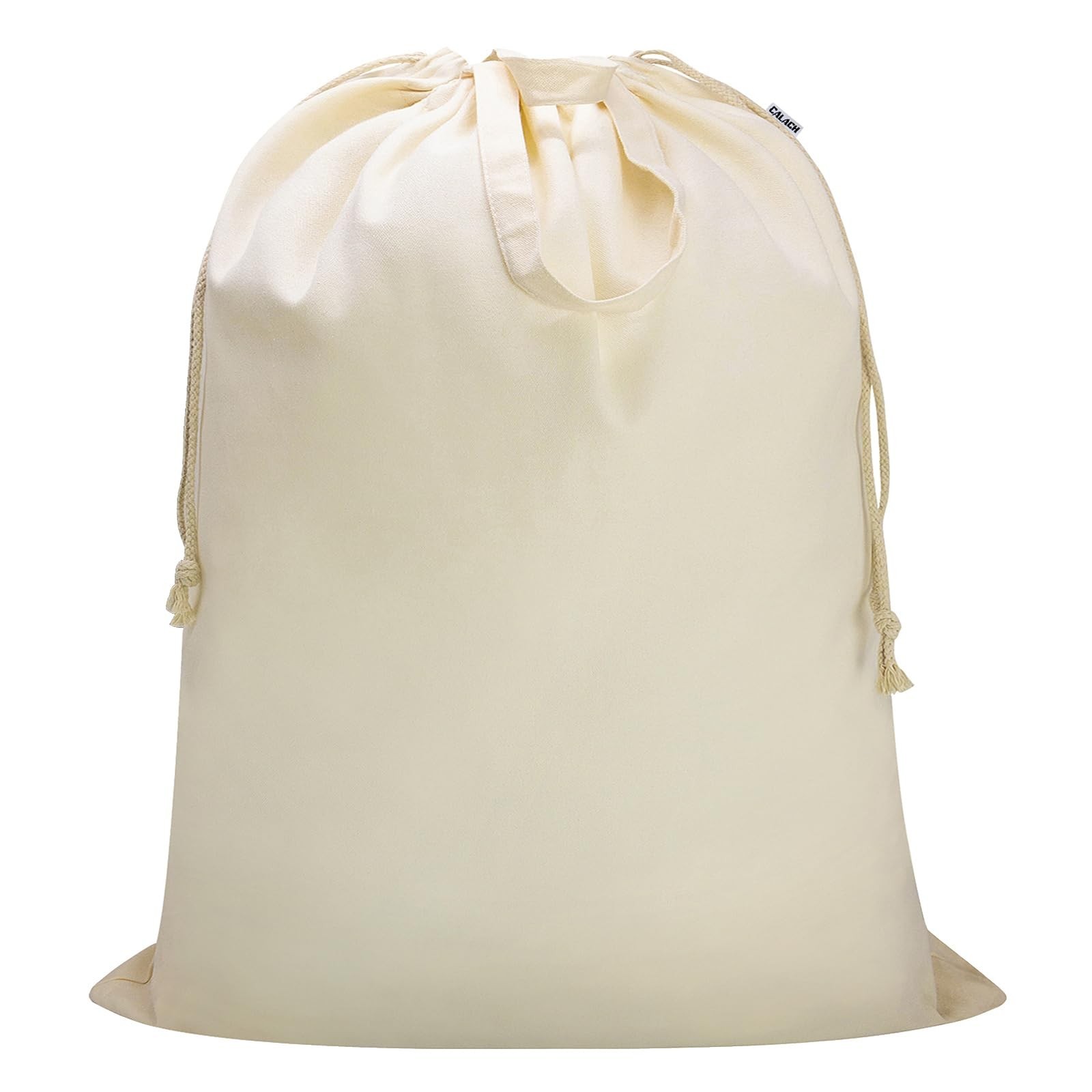 Canvas Laundry Bag 33″Wx 35″H, Extra Large Heavy Duty Hamper Liner,XL Beige |…