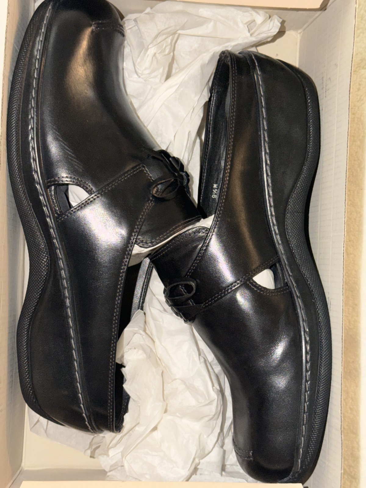 SoftWalk Modesto Black Clogs Women’s Size 9.5 M Comfort Slip-On Shoes NEW w/ Box