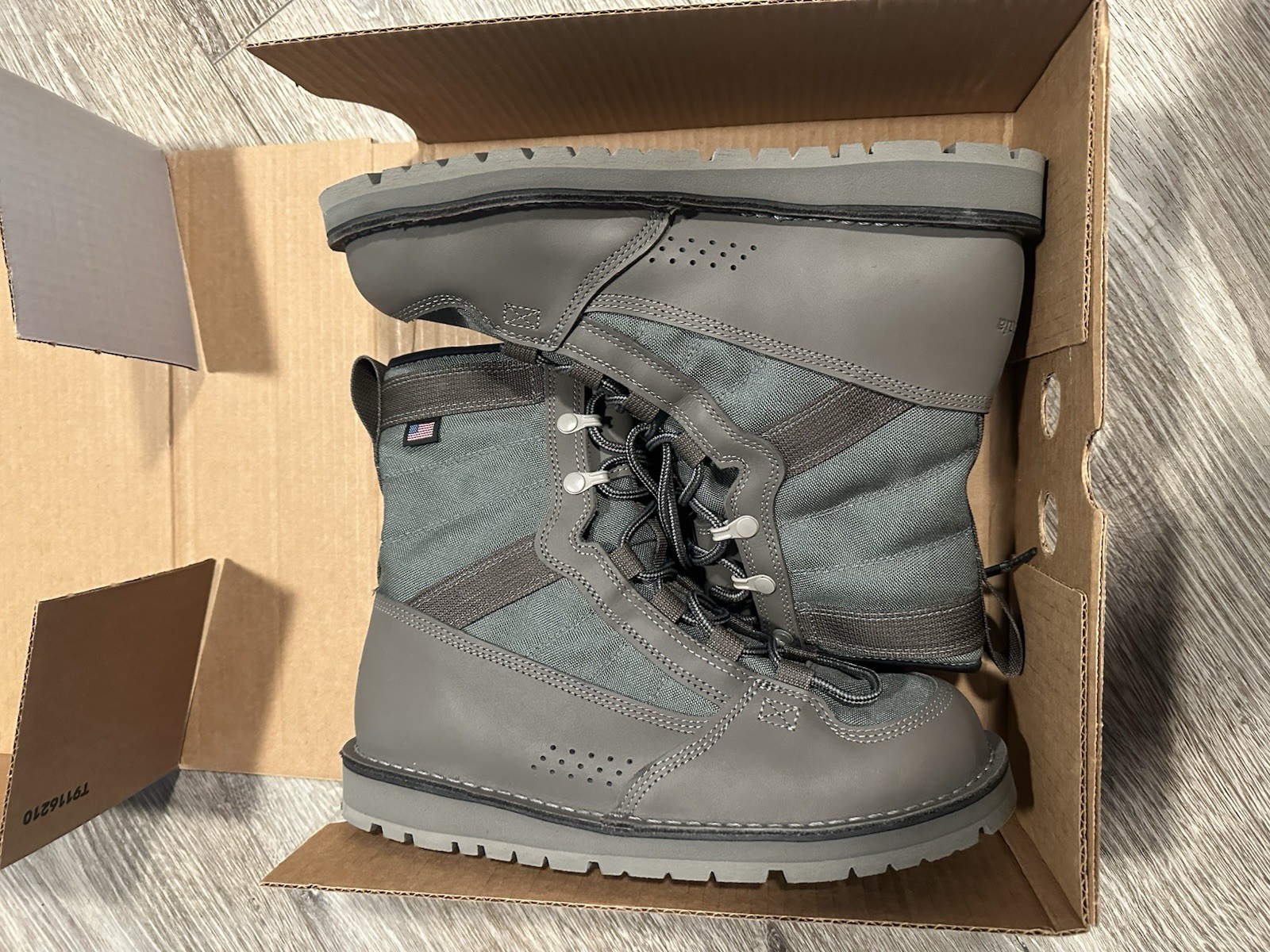 Patagonia Men’s Wading Boots US 10 Standard Gray/Green Lace-Up Made USA