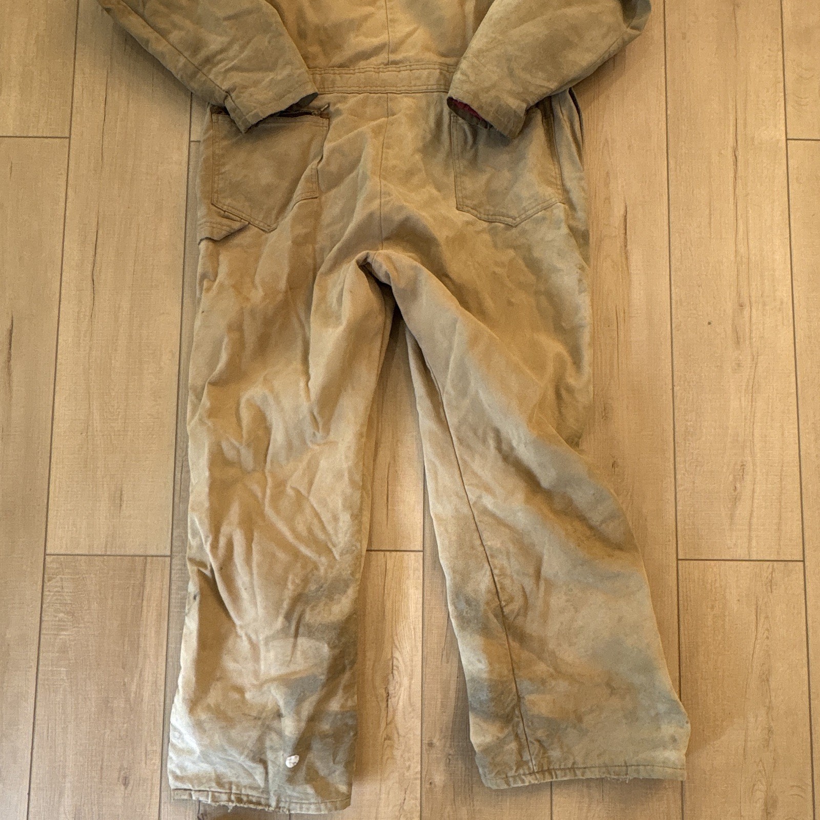 Walls Zero-Zone Insulated Brown Canvas Coveralls Men’s L Regular 94-81035BW