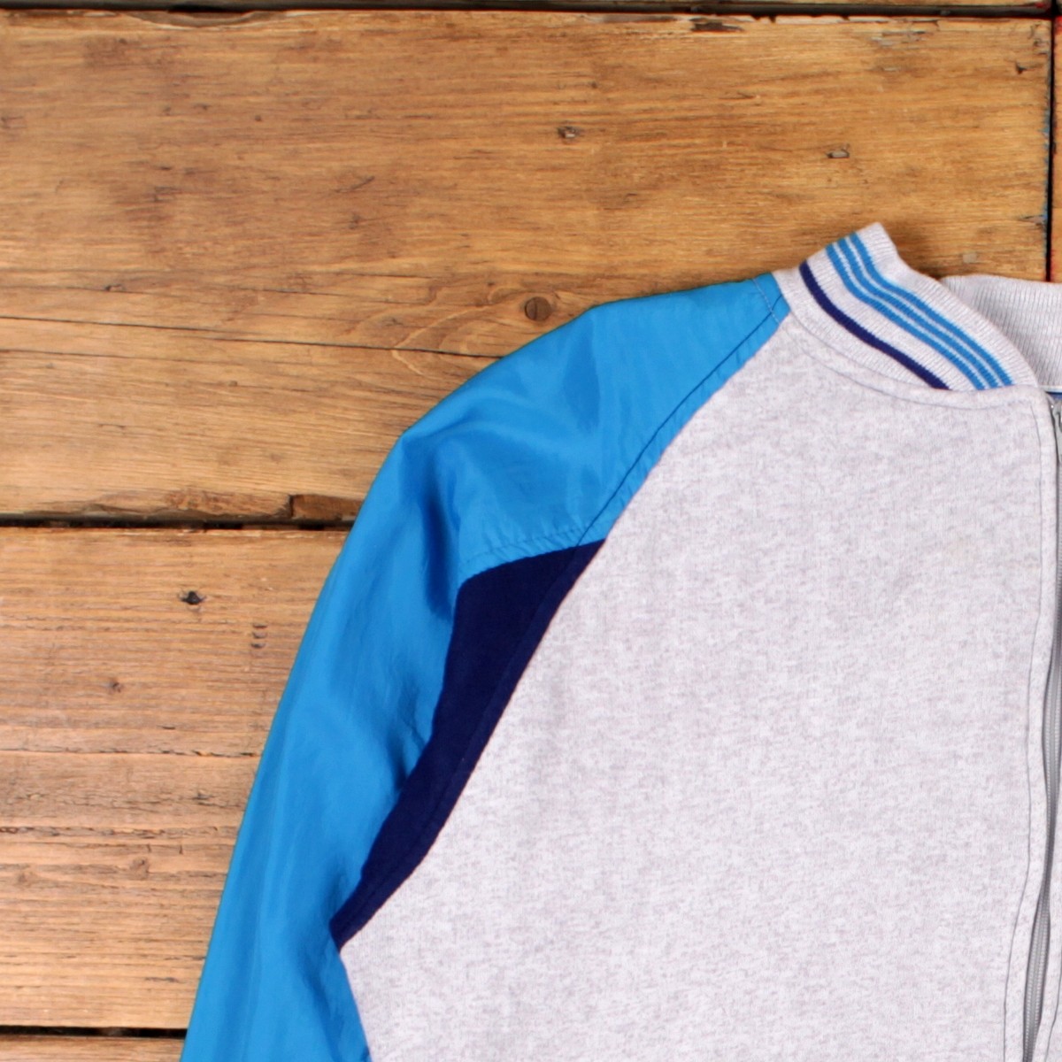 Vintage Spalding Track Jacket XL 90s Sports Grey