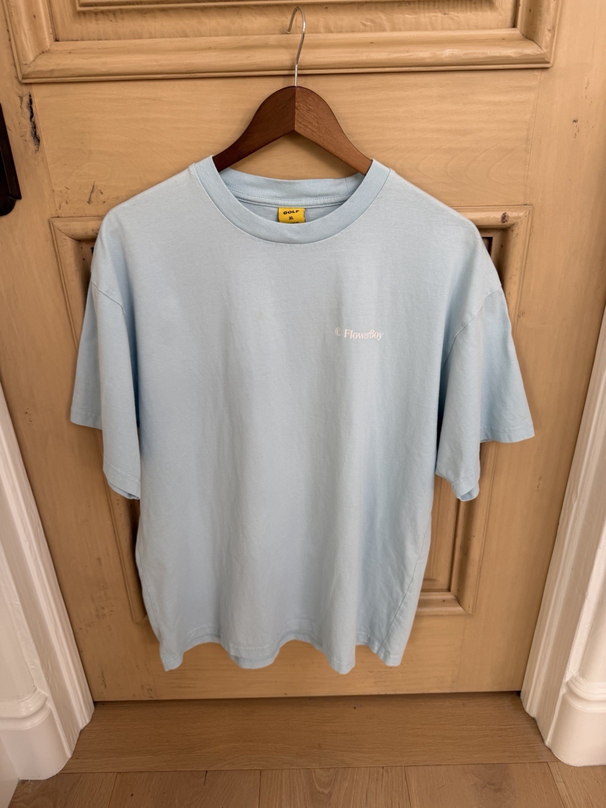 Men’s Golf Wang Save The Bees Shirt Size Xl Light Blue