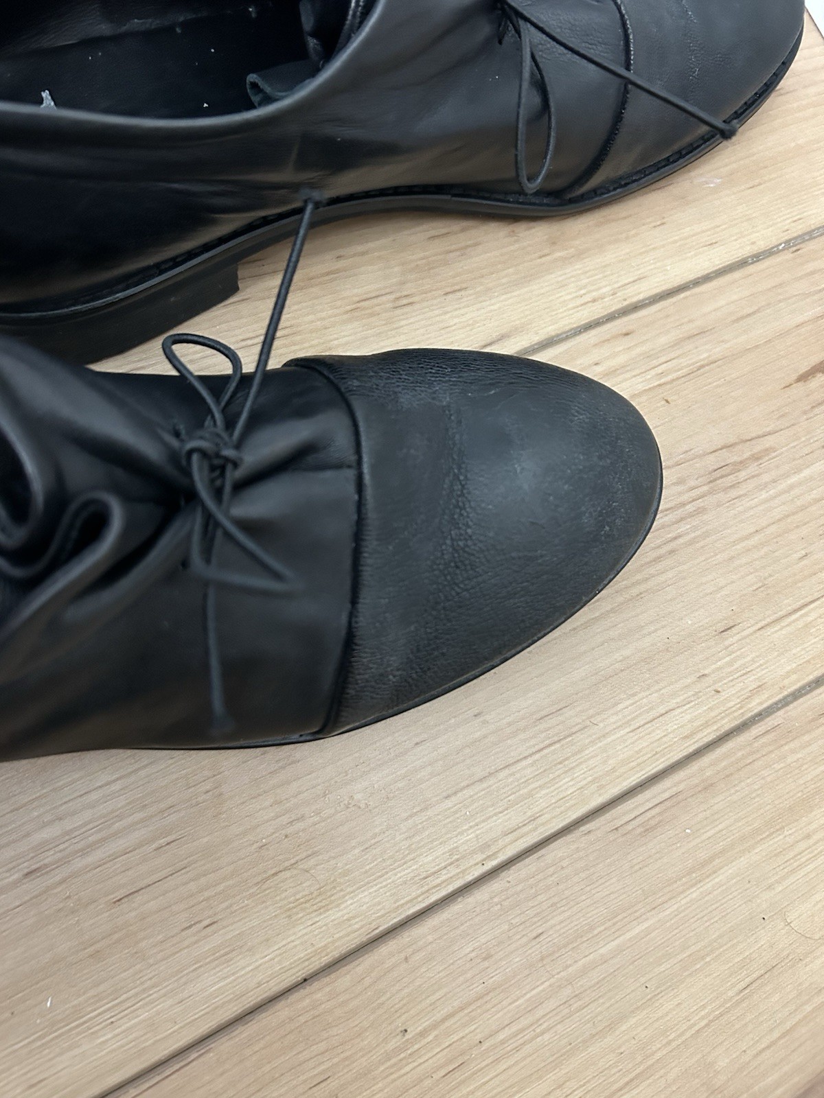 M Delavari Luxury Handcrafted Leather Shoes Oxfords Rome Italy EU 40 US 9-9.5