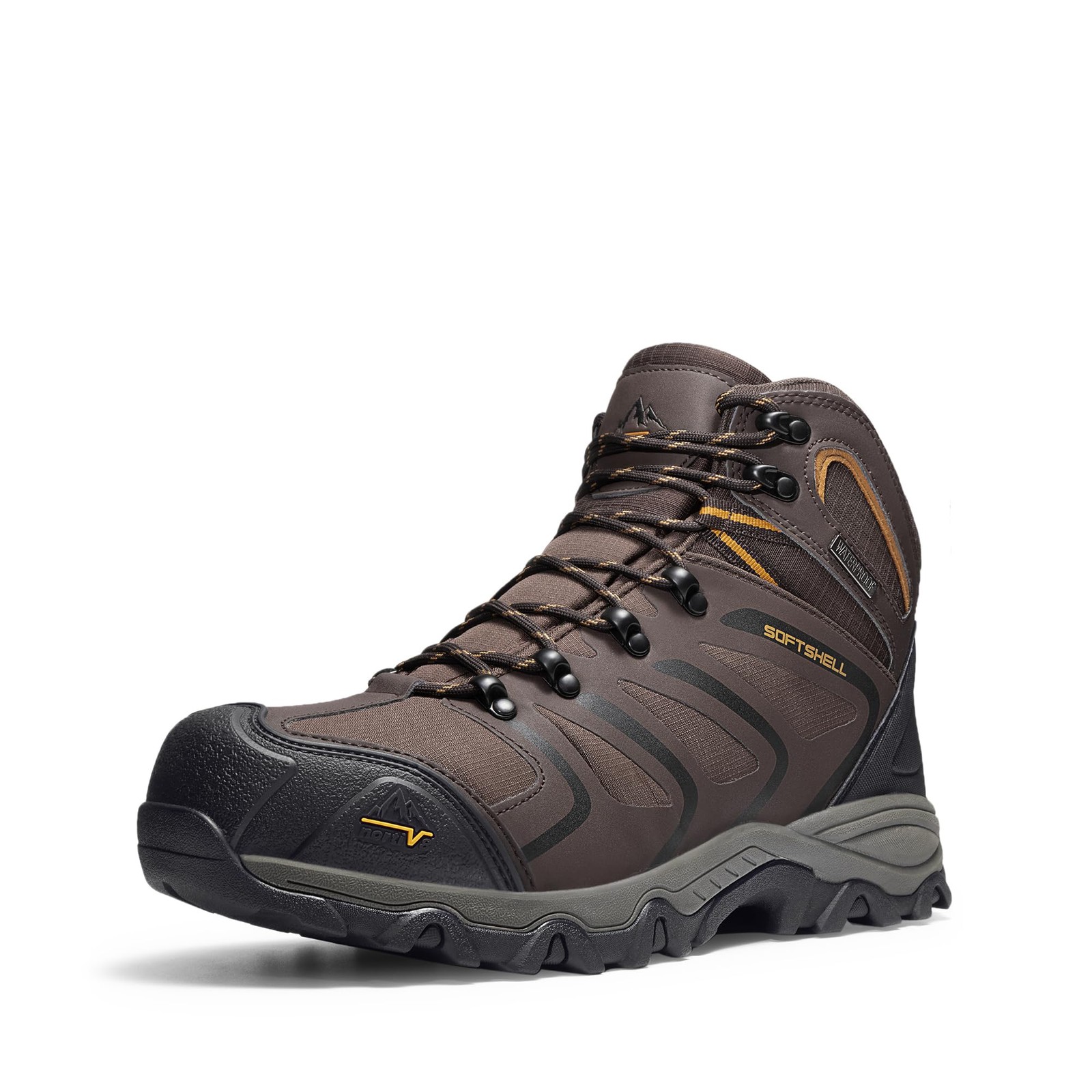 NORTIV 8 Waterproof Work Boots for Men Steel Toe Safety Construction Boots AR…