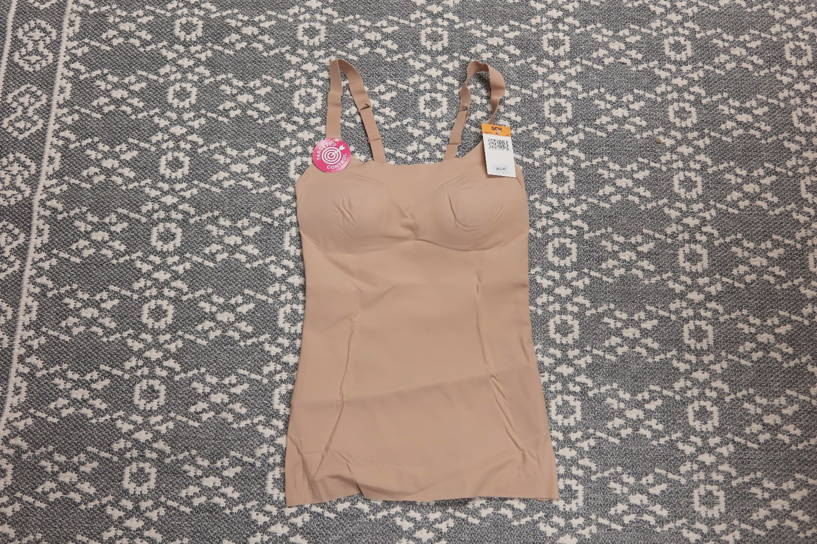 New Maidenform Women’s Shapewear Firm Control Cami Tank – Beige – SMALL – DMS086