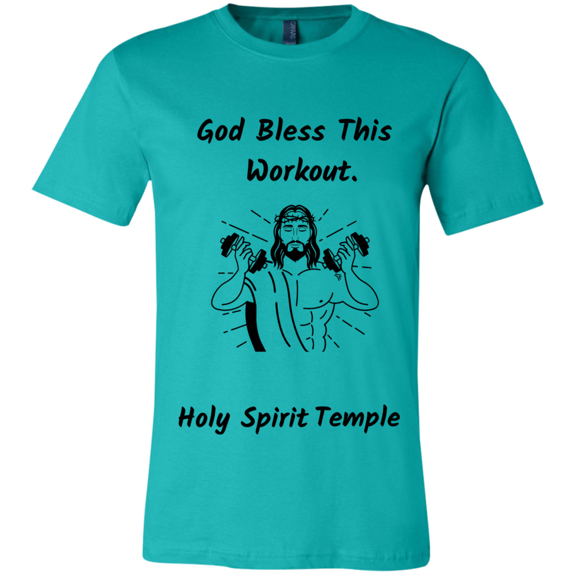 Bella & Canvas 3001C T-Shirt “Bless This Workout” 9 Colors/8 sizes