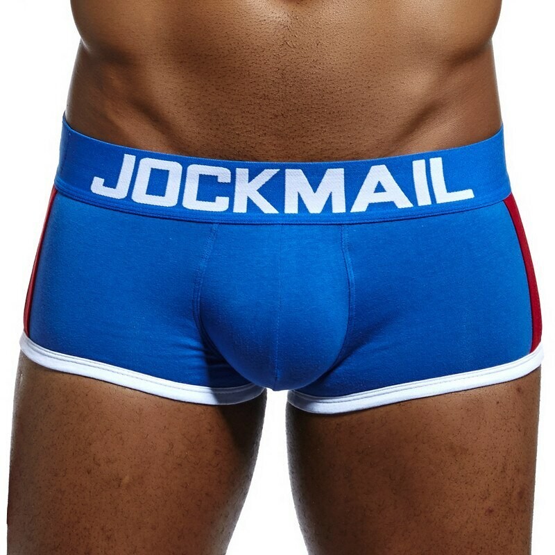 Men’s Sexy Crotchles Underwear Comfort Boxer Briefs Padded Push-up Cup Trunks