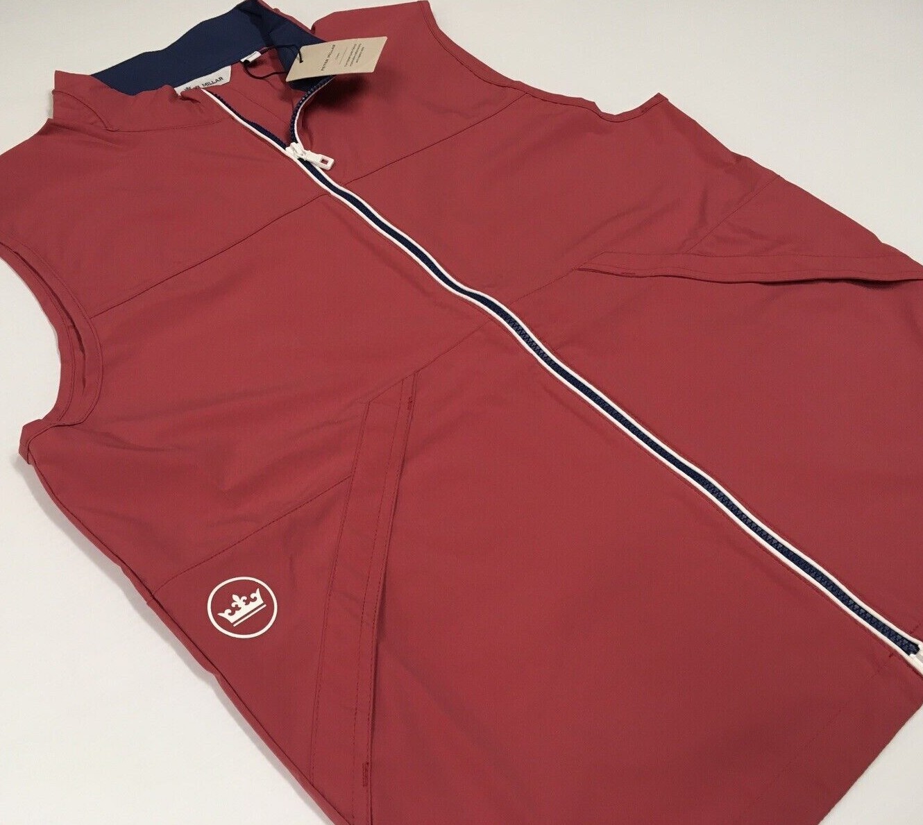 Peter Millar Golf Yacht Sailing Jacket Vest Packable Windbreaker Lightweight Men