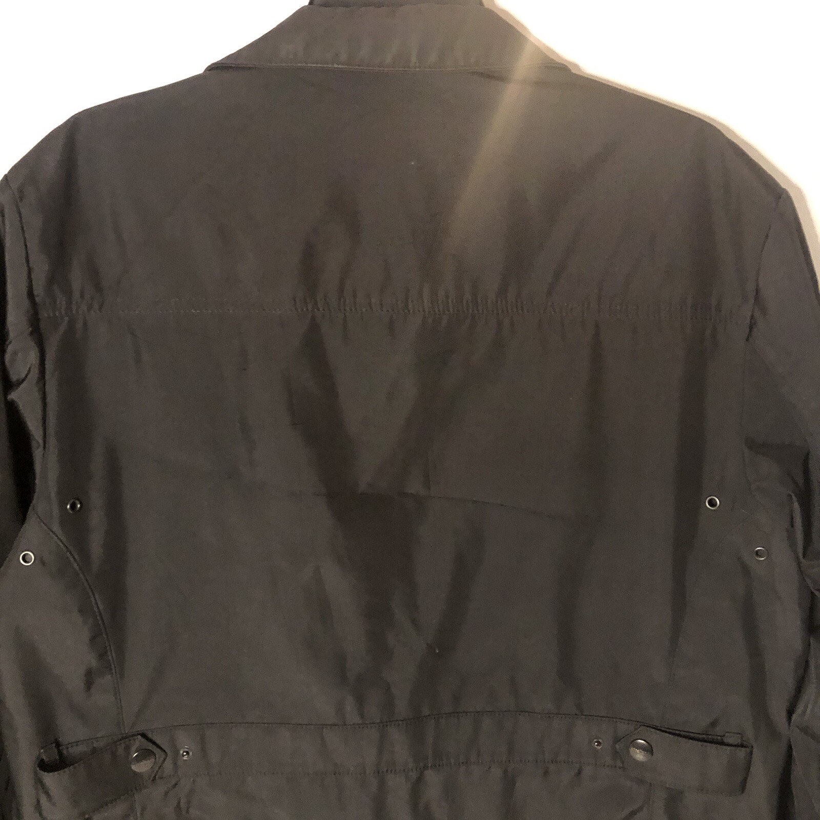 Strellson Switzerland Men’s GR 46 Black “Jetson”Jacket Pockets Full Zip Lined