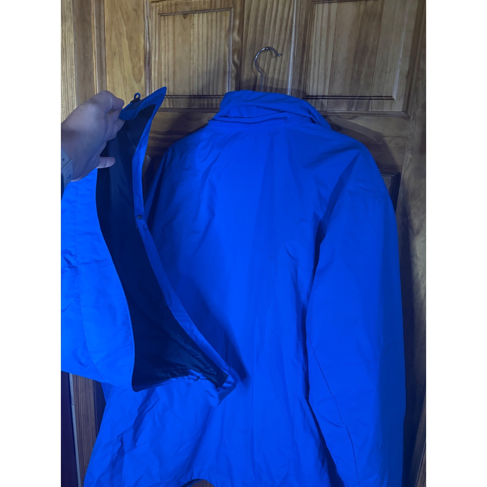 Columbia Omni-Tech 2 in 1 Omni-Heat Blue Waterproof Rain Jacket Mens XXL WM1053