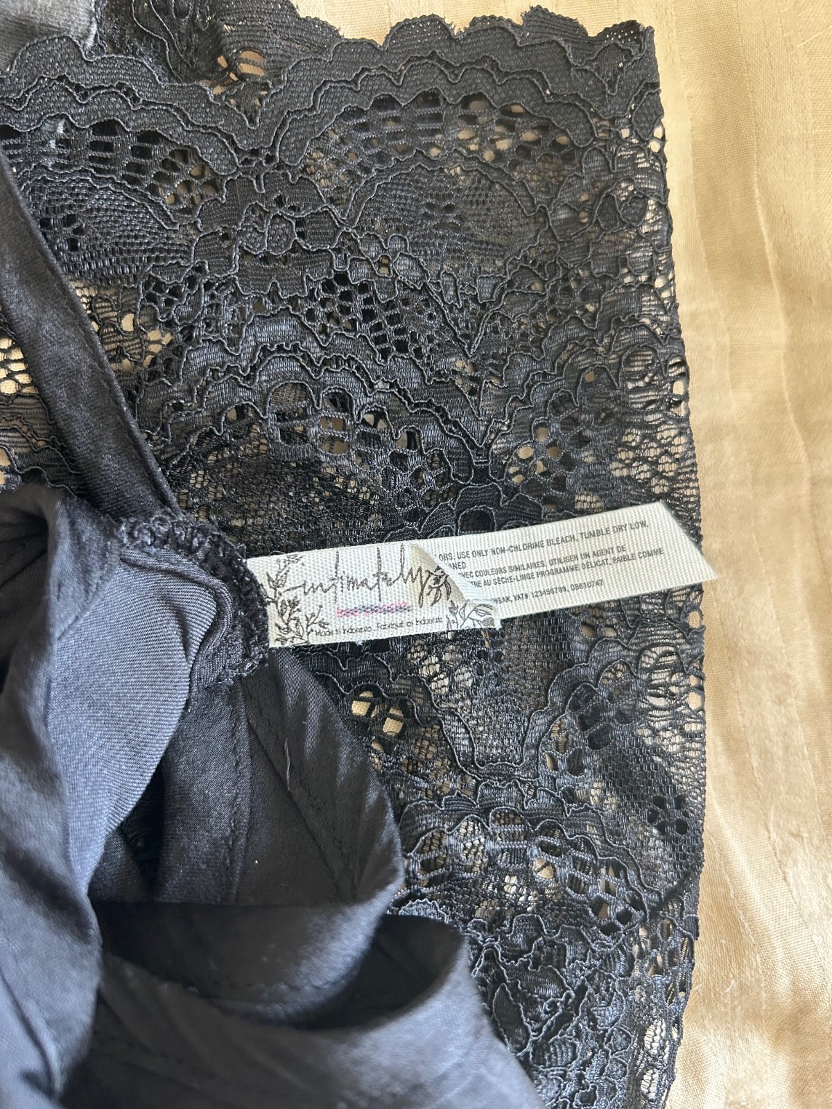 Any Occasion Free People intimately bodysuit black size medium lace