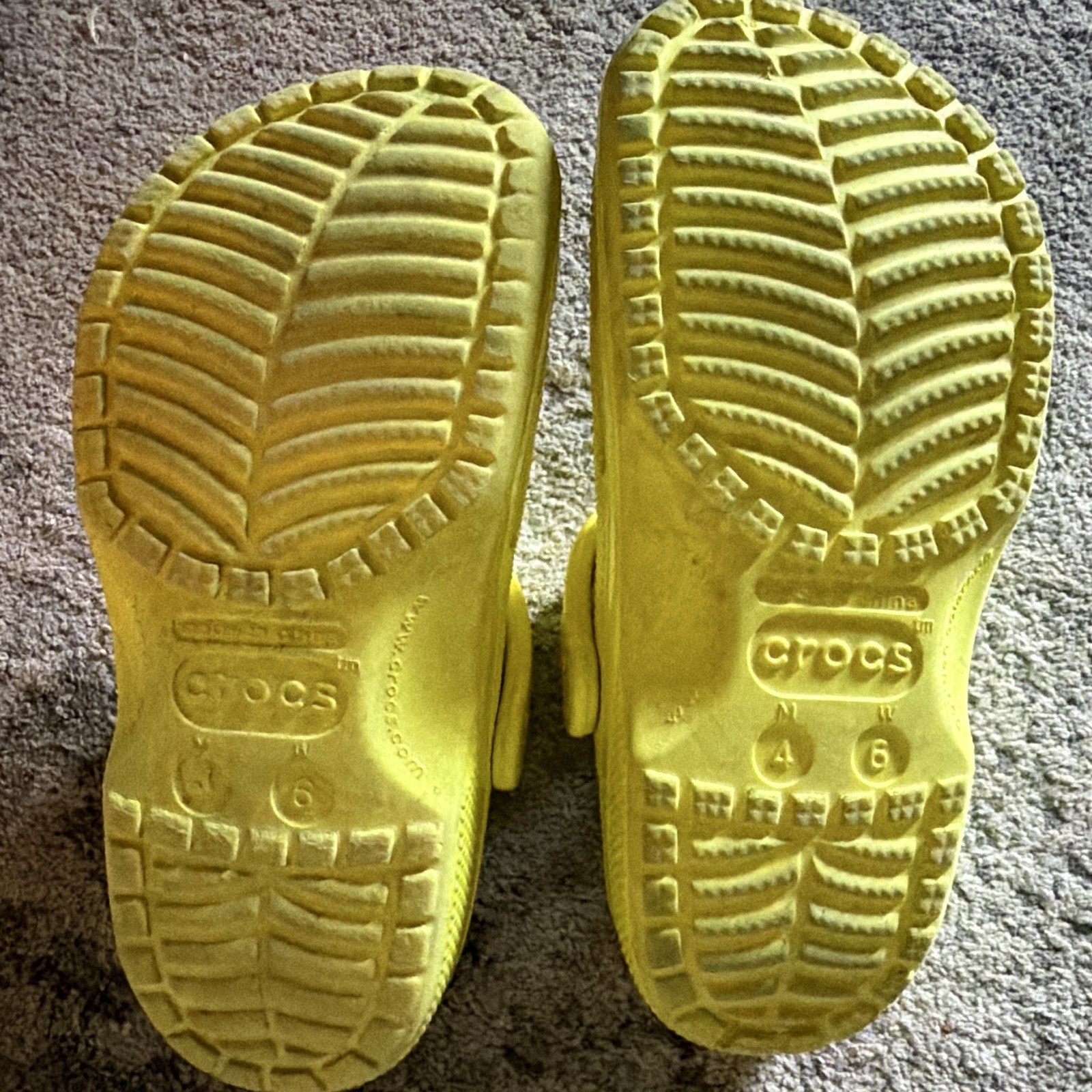 Crocs M4/W6 Yellow Kids/Women/Men