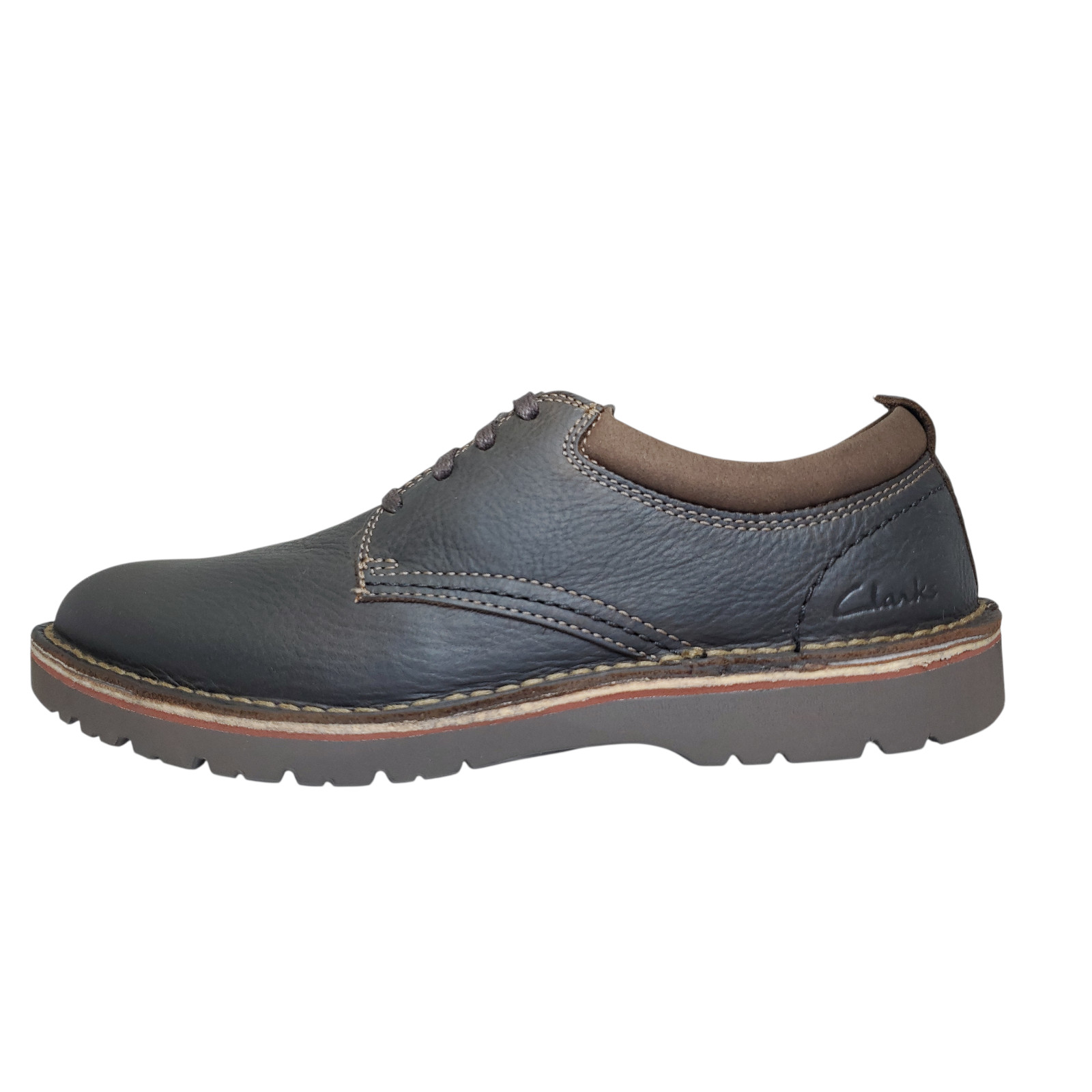 Clarks Men’s Eastridge Low Oxfords, Dark Brown Leather