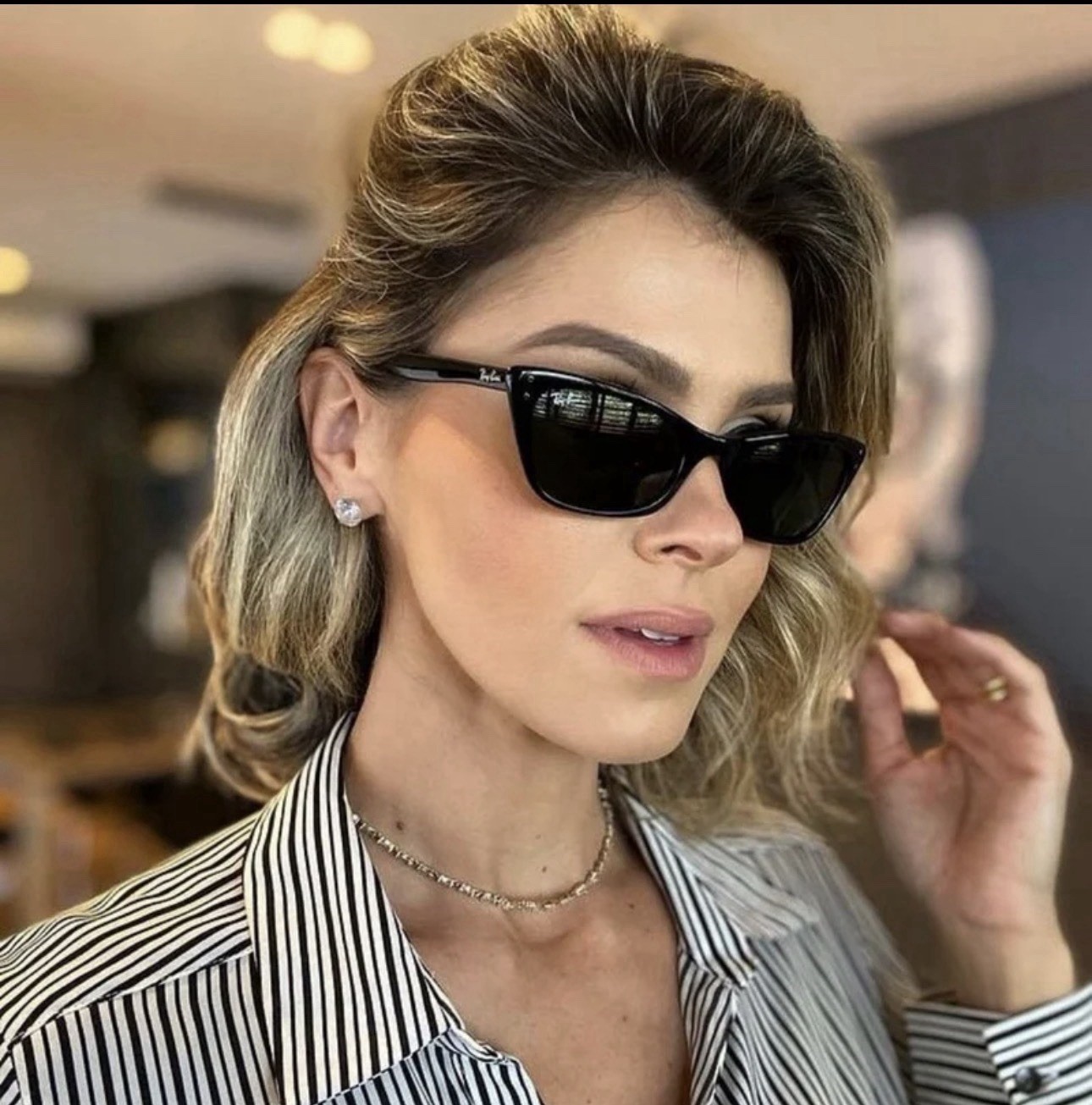 Rayban 52mm RB2299 lady Burbank Sunglasses