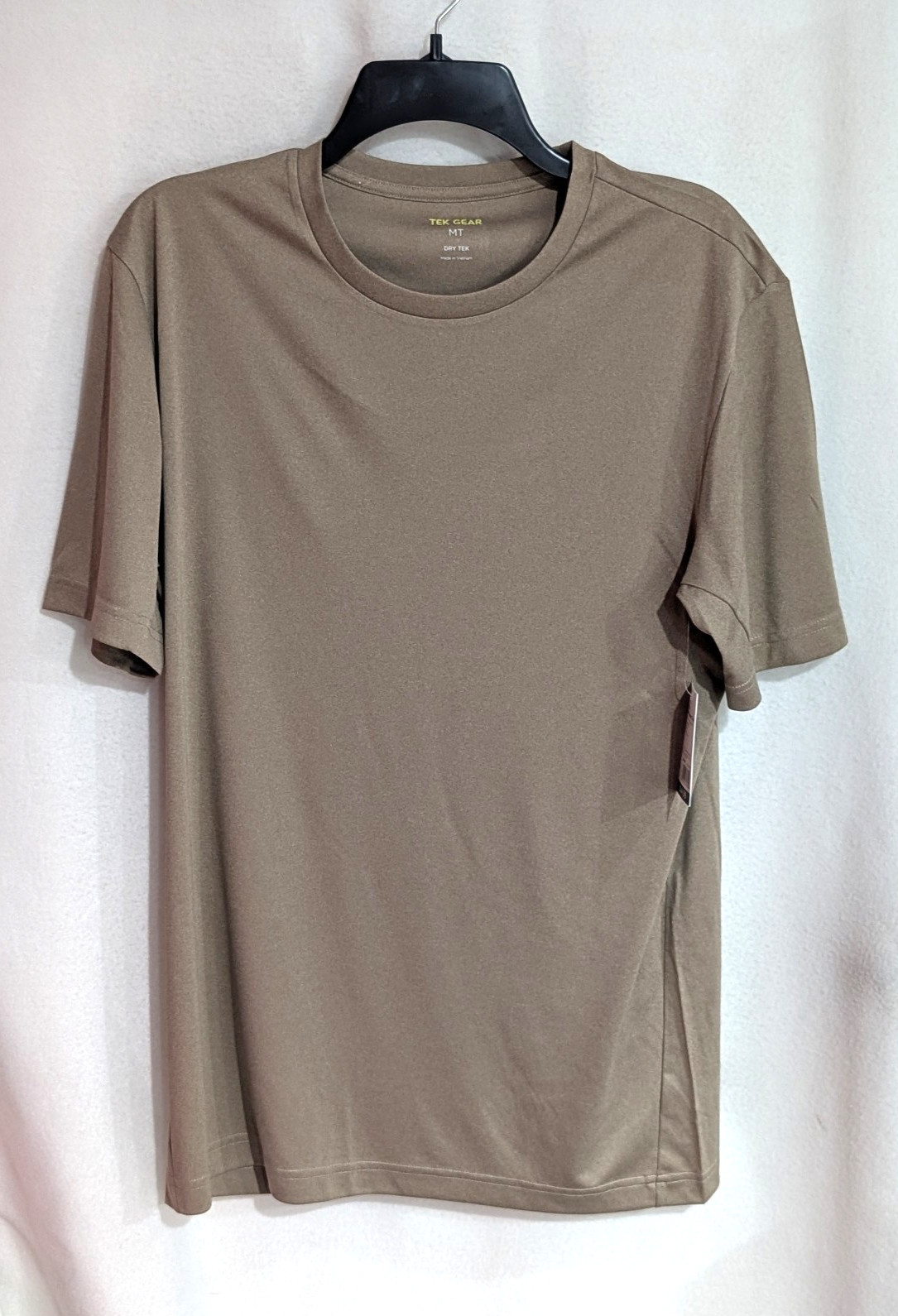 Tek Gear Men’s Desert Sand Dry Tek Tee (MT01A001XZ5) Sizes MT/XLT – NWT