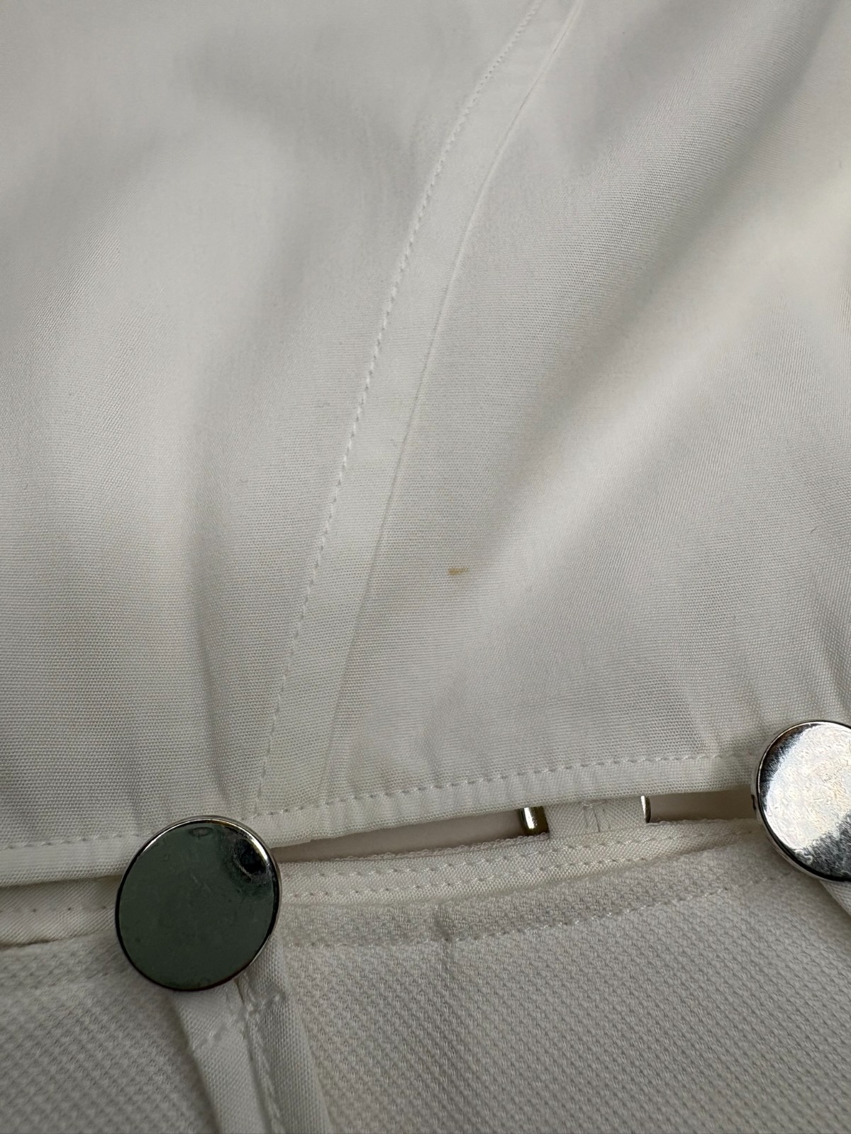 Alexander Wang Cotton Poplin Shirtdress White Size 10 Buttoned Cutout