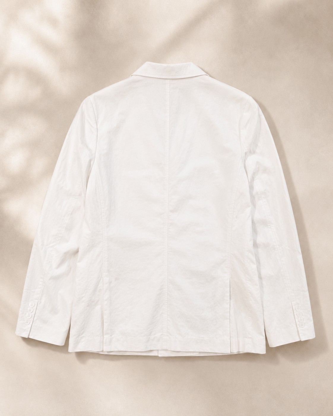 Baird McNutt Murano White Linen Blend Blazer Jacket Mens LT Doublebreasted