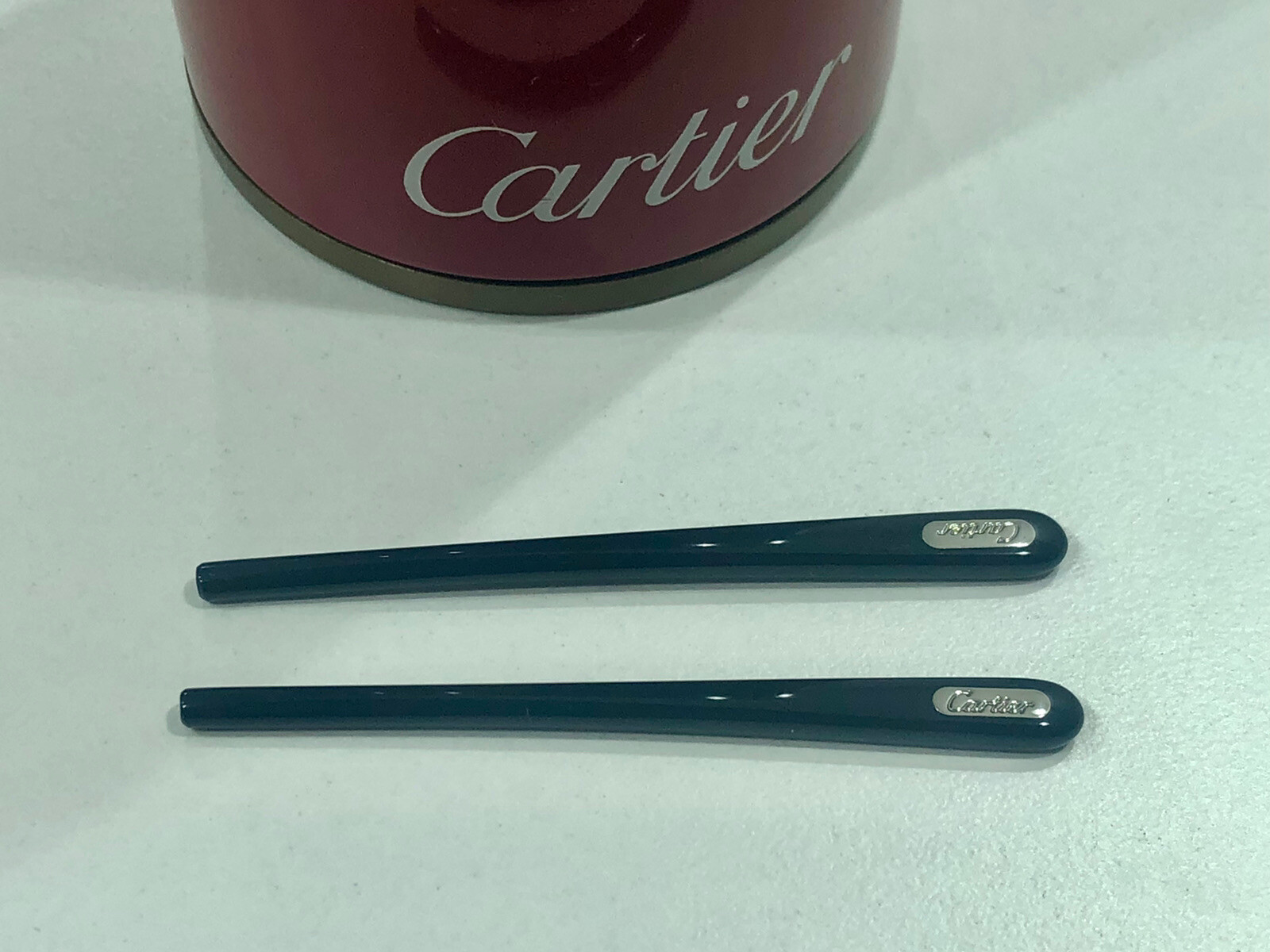 New CARTIER Black Earsock Replacement Black Sunglasses tips