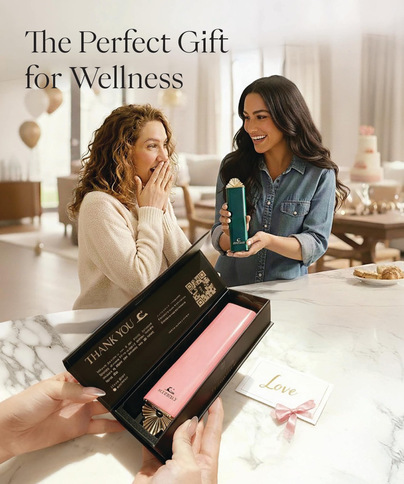 Accordly Premium Weekly Pill Organizer 7-Day Compact Gold Aluminum Pill Box Vita