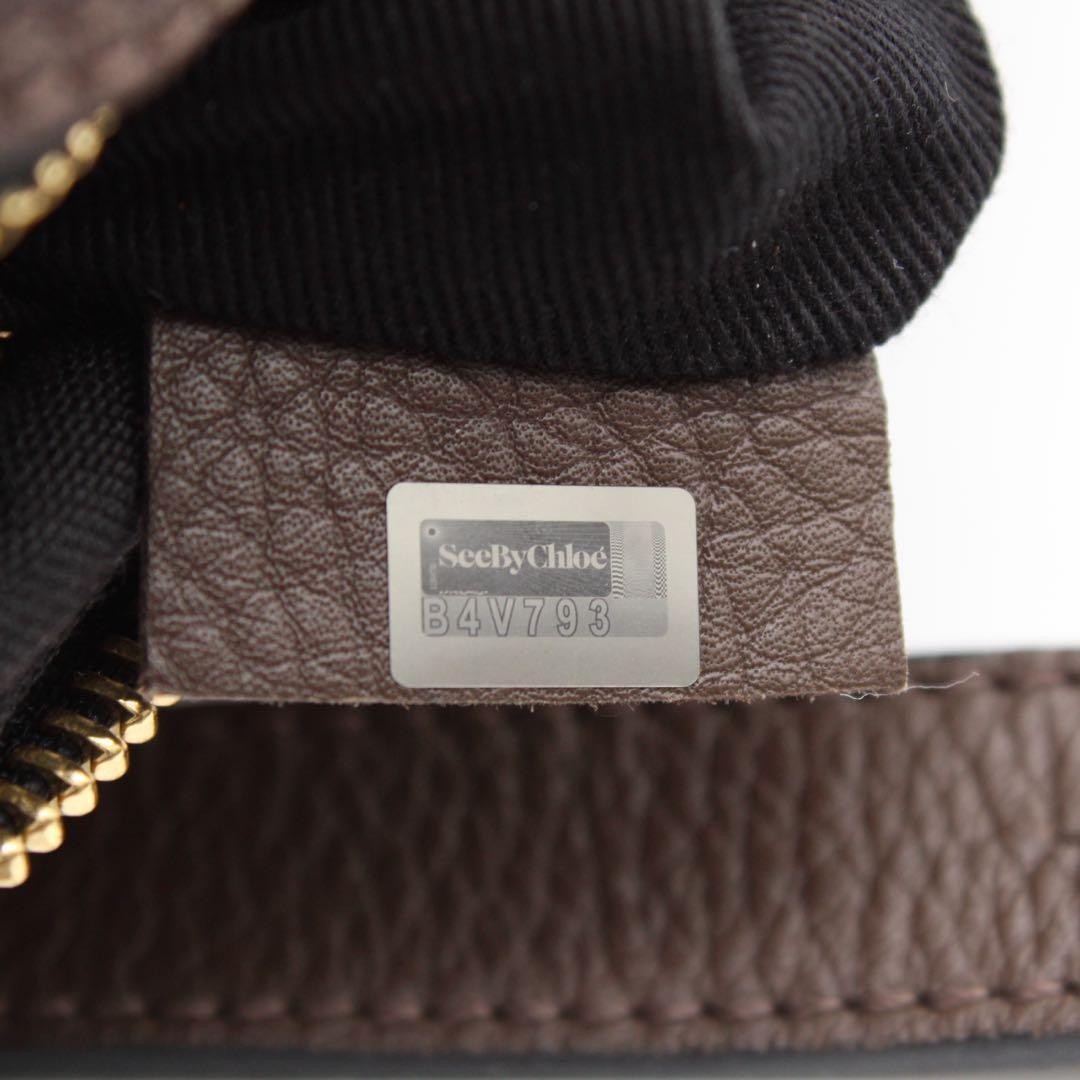 See By Chloe Patti Shoulder Bag Crossbody Leather Brown Japan 0610782
