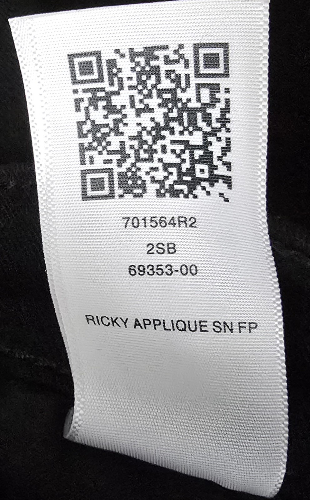 NWT True Religion Ricky Black Jeans Mens 38×30 Red Stitch Relaxed Straight Flap