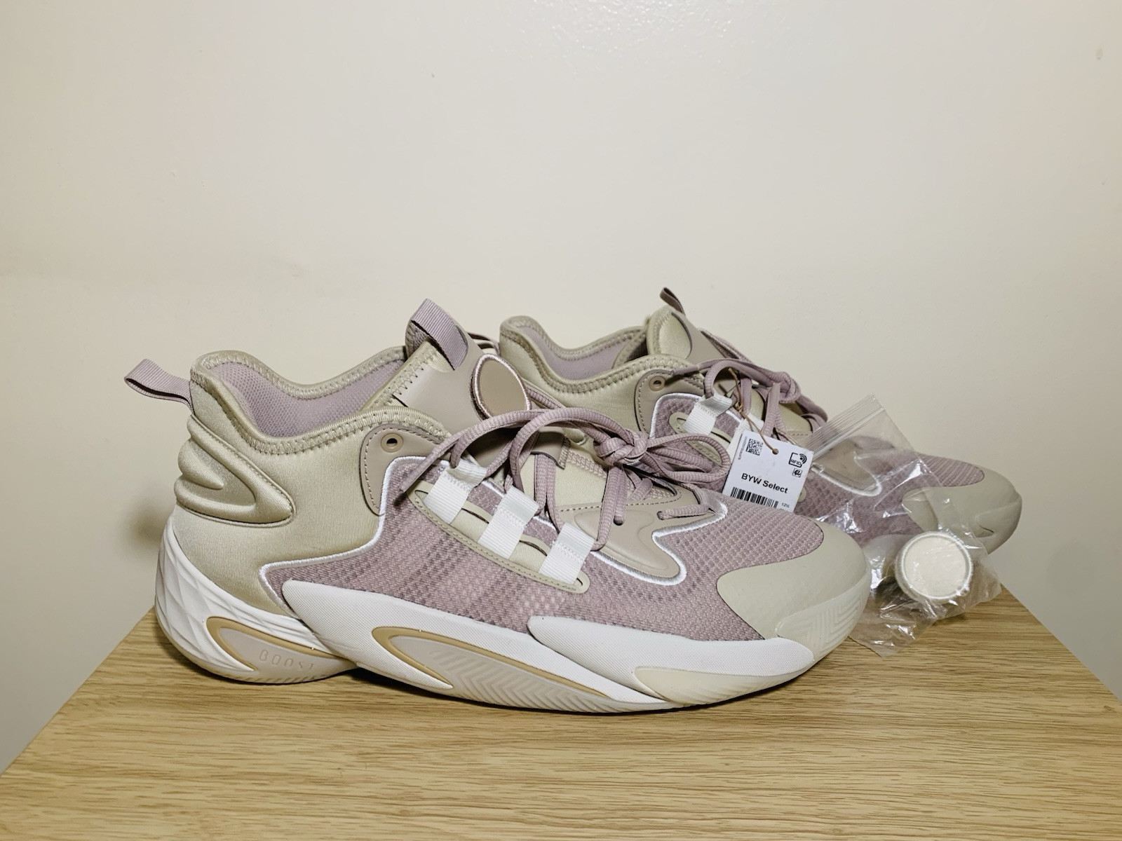 Adidas BYW Select athletic shoes wonder beige IE9307 NWOB size 13