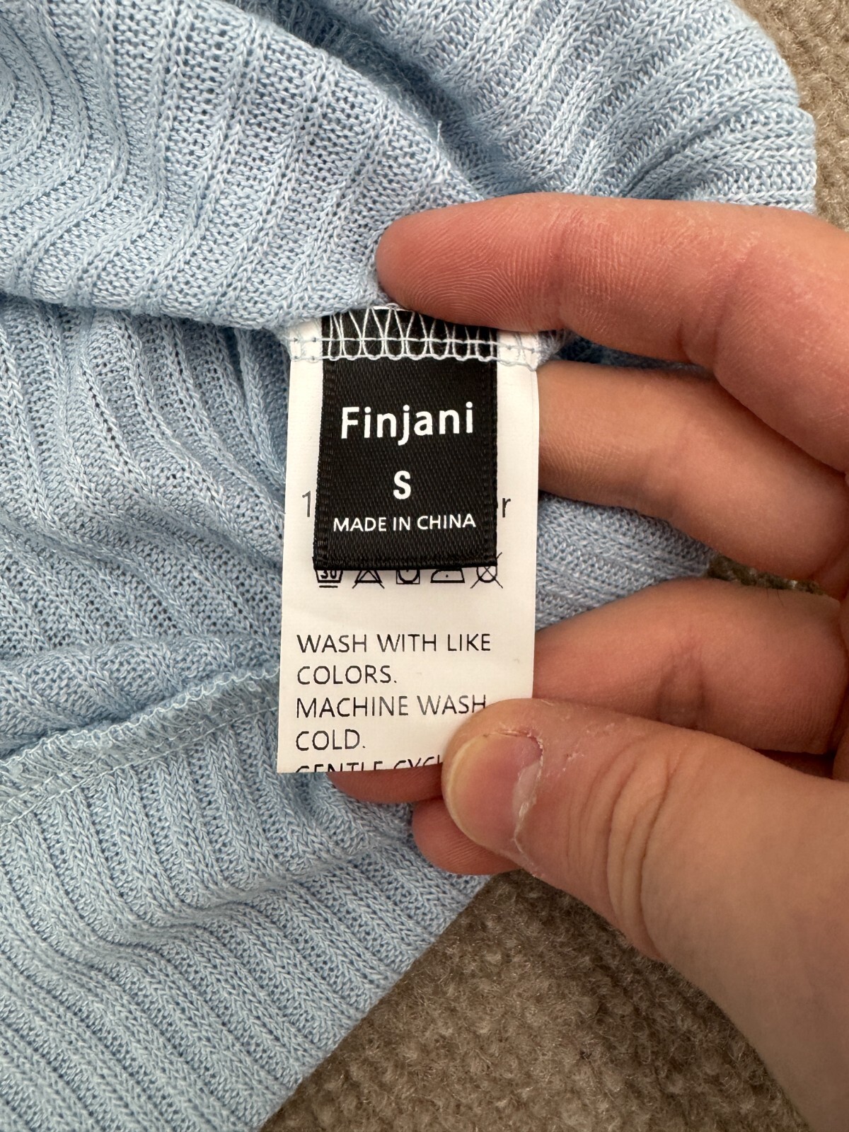 Finjani Light Blue 2 Piece Hoodie Pants Set Womens Size Small