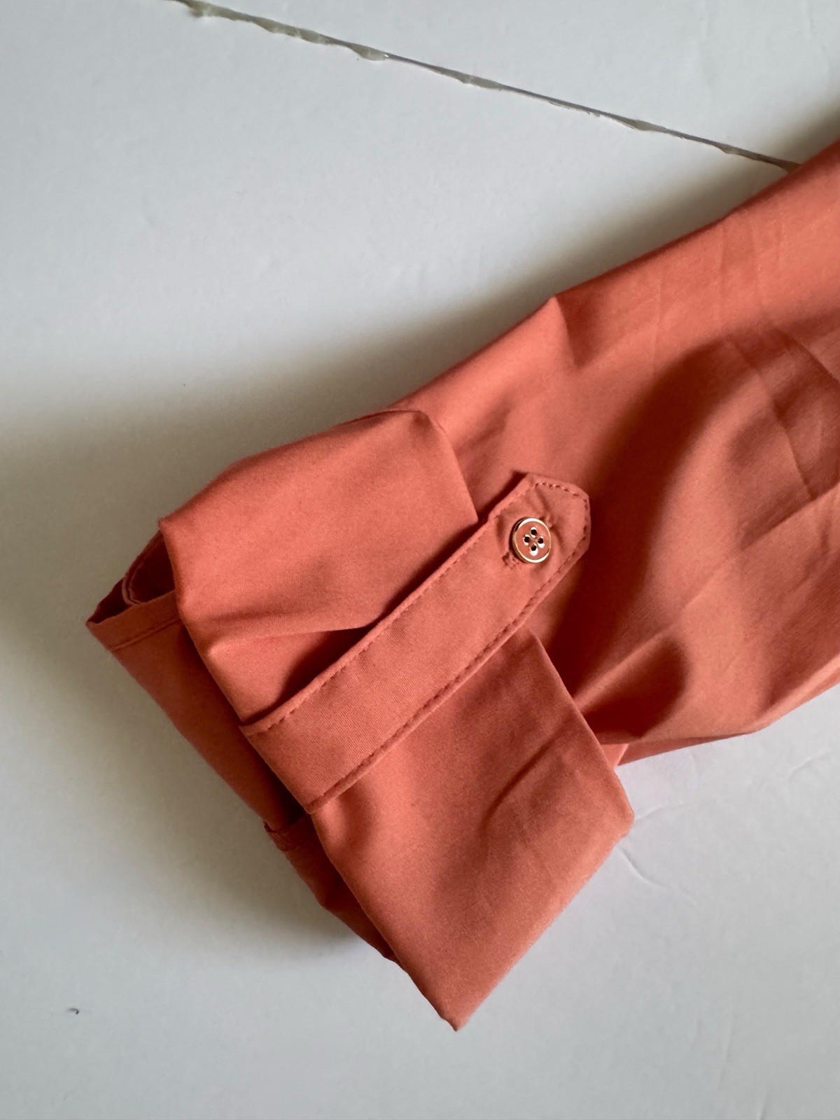 NWT 7th Avenue NY&C Coral Utility Shirt Military Button Down Pocket Epaulets