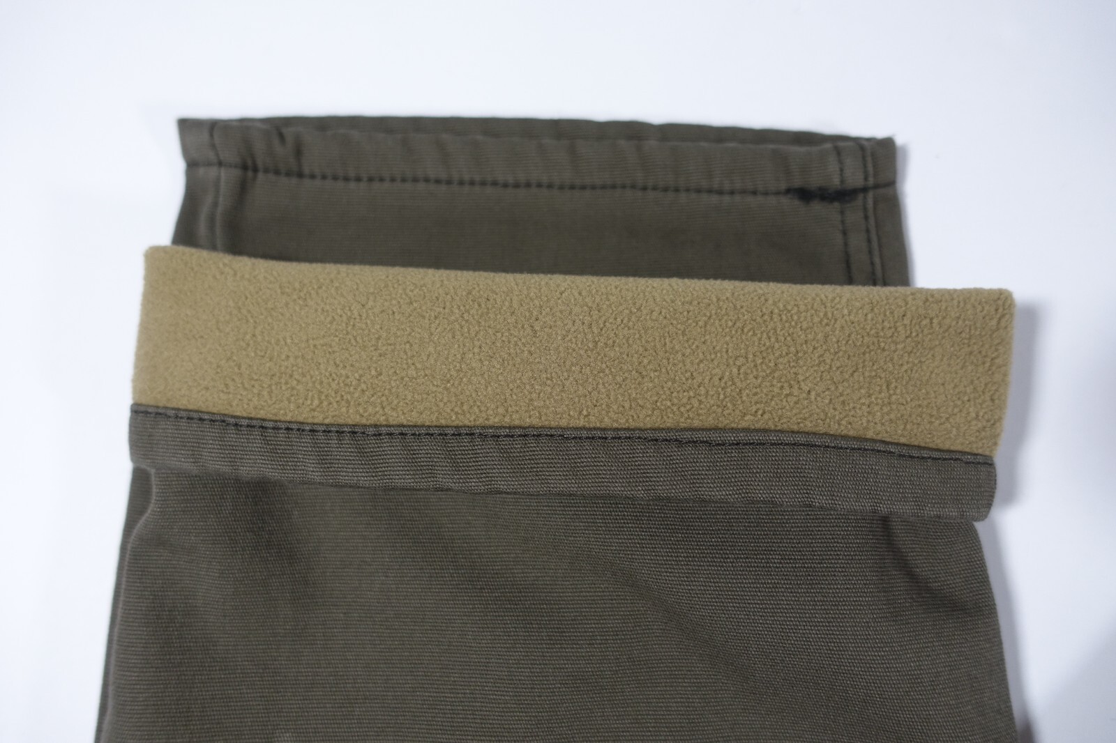 Weatherproof Vintage Men Fleece Lined Pants 40×30 Stretch Canvas Green