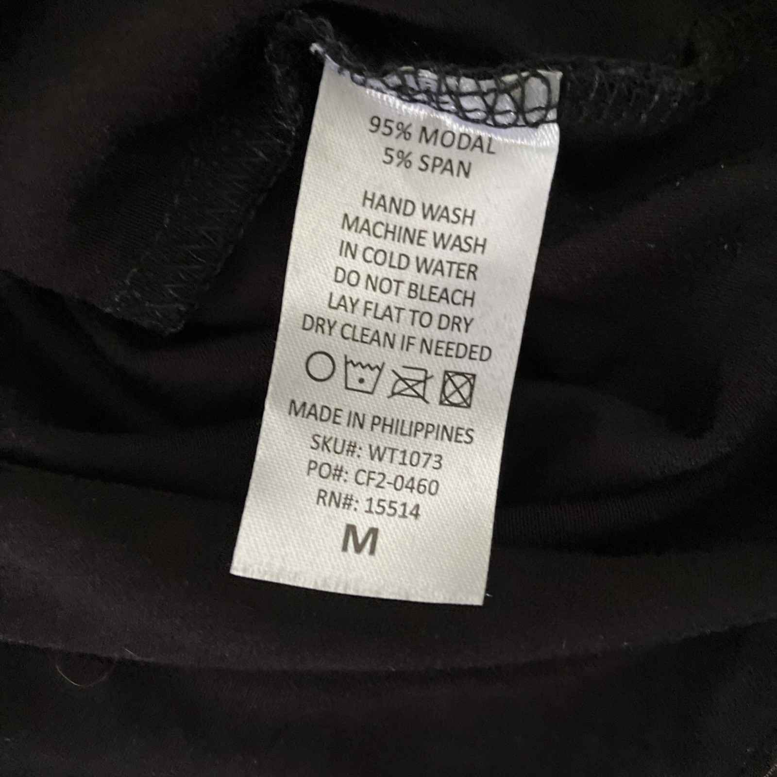 Made by Johnny Women’s Scoop Neck Half Sleeve Batwing Dolman Rayon Top Black Med