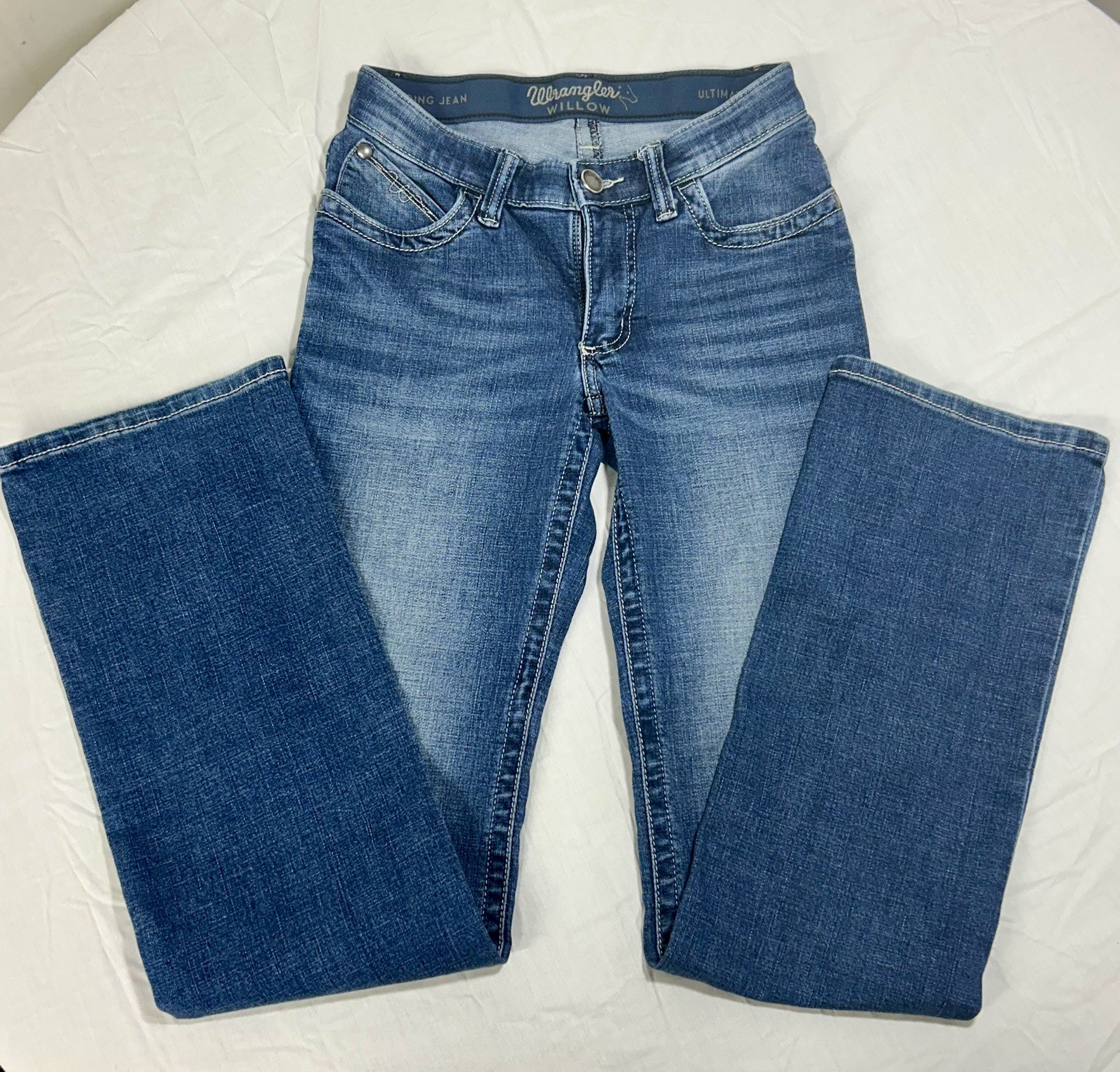 Women’s Wrangler Ultimate Riding Jean Willow Mid-Rise Bootcut- size 1 x 34