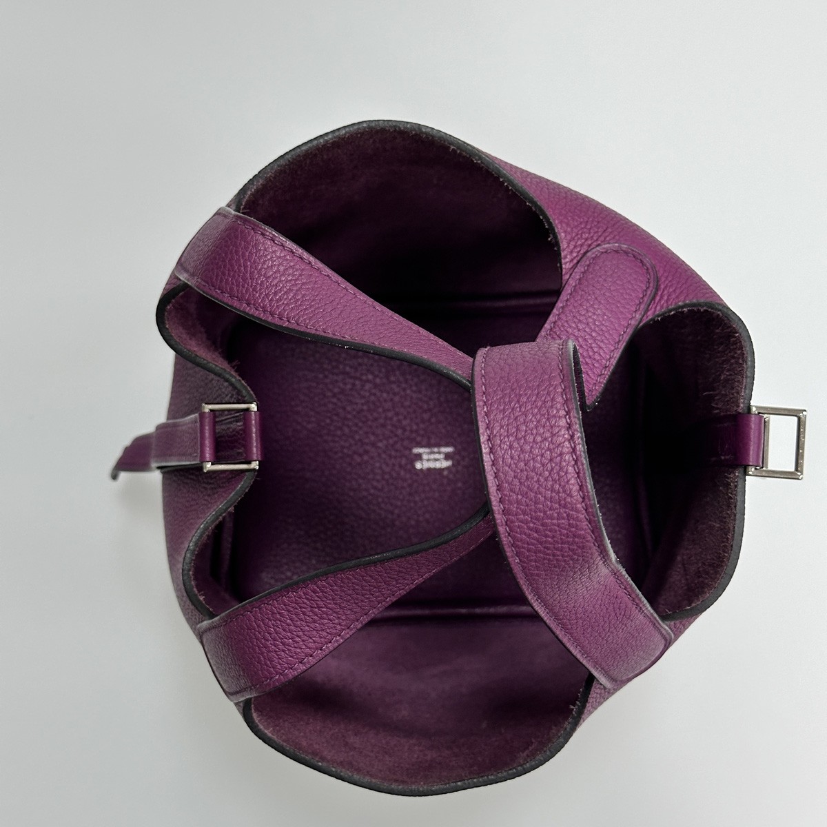 Hermes Picotin Lock 18 Anemone Purple Taurillon Clemence Palladium Hardware