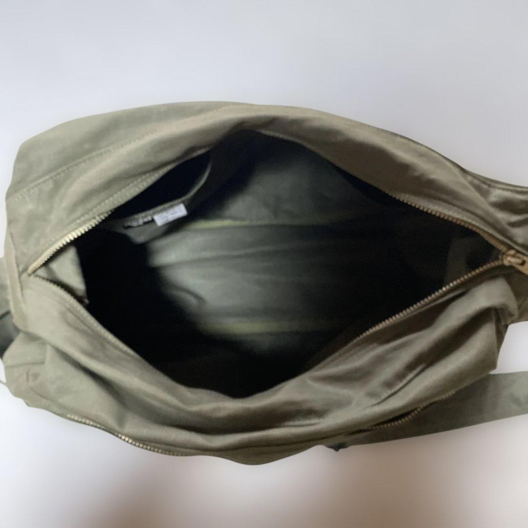 Yoshida Porter Shoulder Bag Khaki Large 42×35×15 Made in Japan