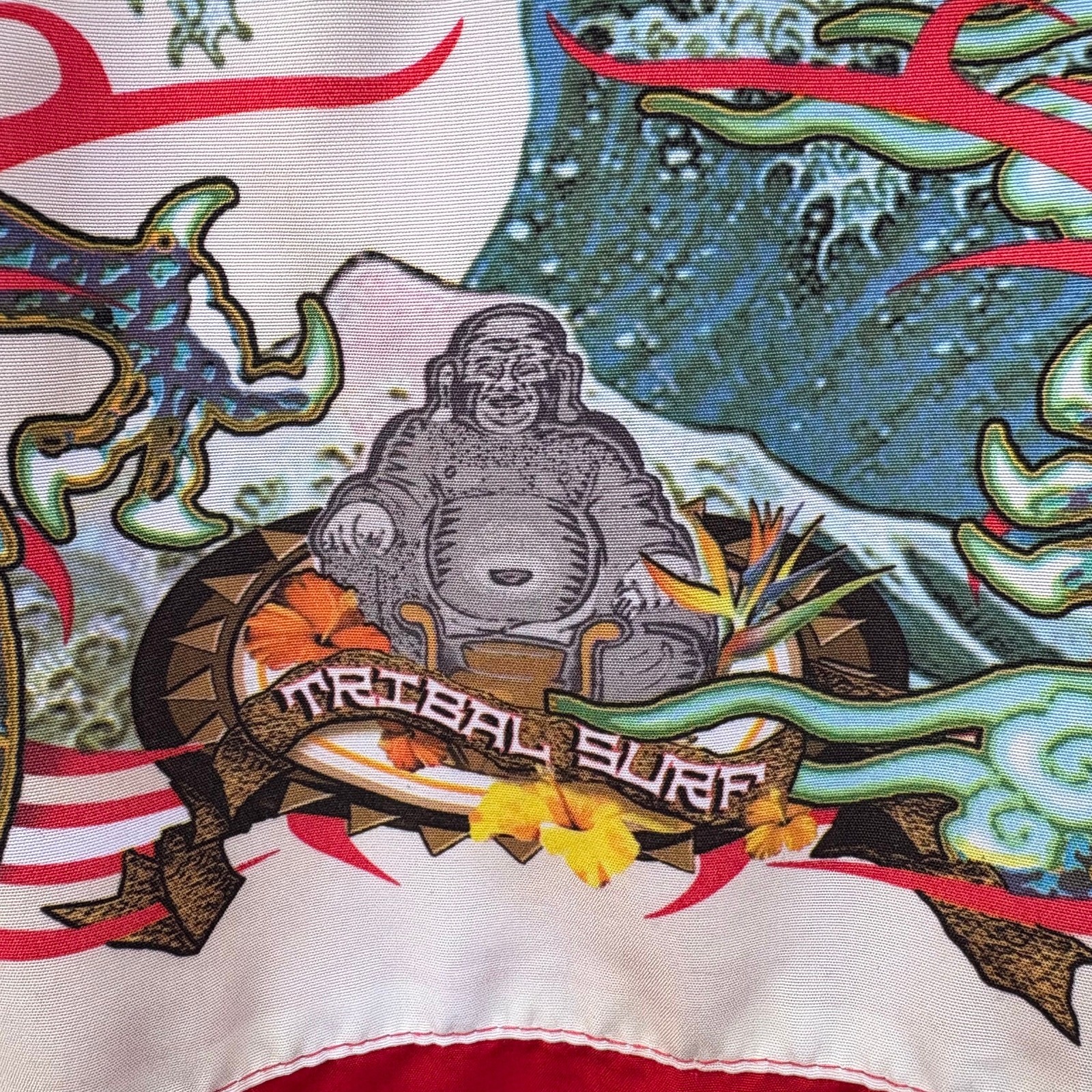 Vintage No Boundaries Brilliant Red Dragon Shirt Size Large