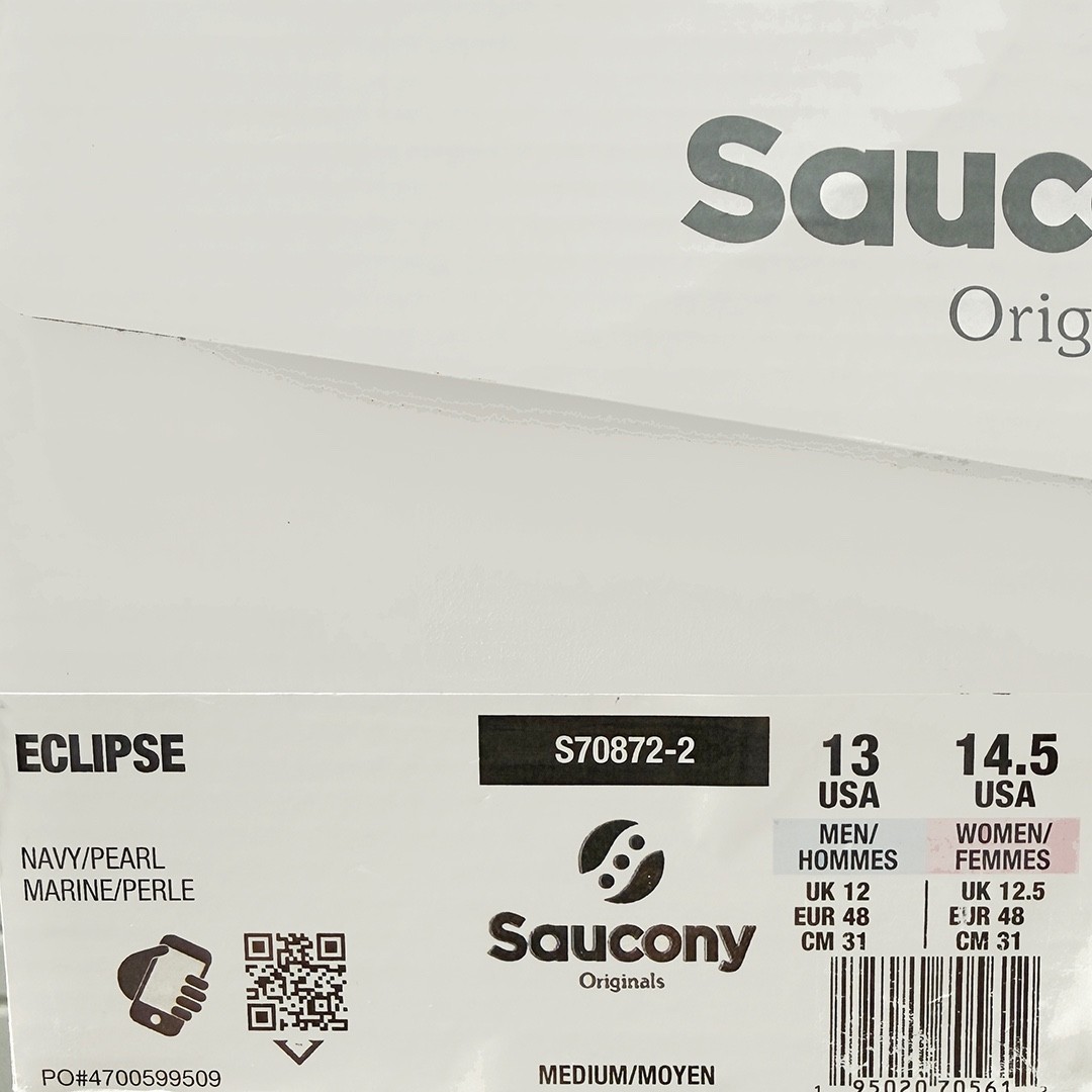 Saucony Eclipse Shoes – NEW Mens Size 13 Navy / Pearl – #49404-ZZ2