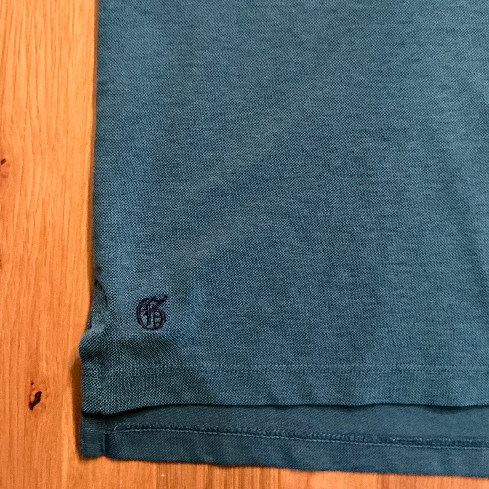 Greyson Polo Shirt Men’s Large Deep Teal Blue Performance Stretch Golf