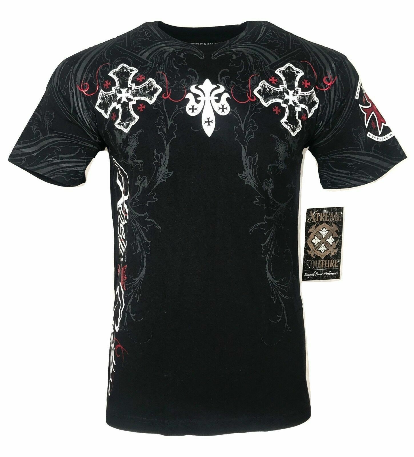 XTREME COUTURE by AFFLICTION Men’s T-Shirt GLORIOUS Tattoo Biker S-5X