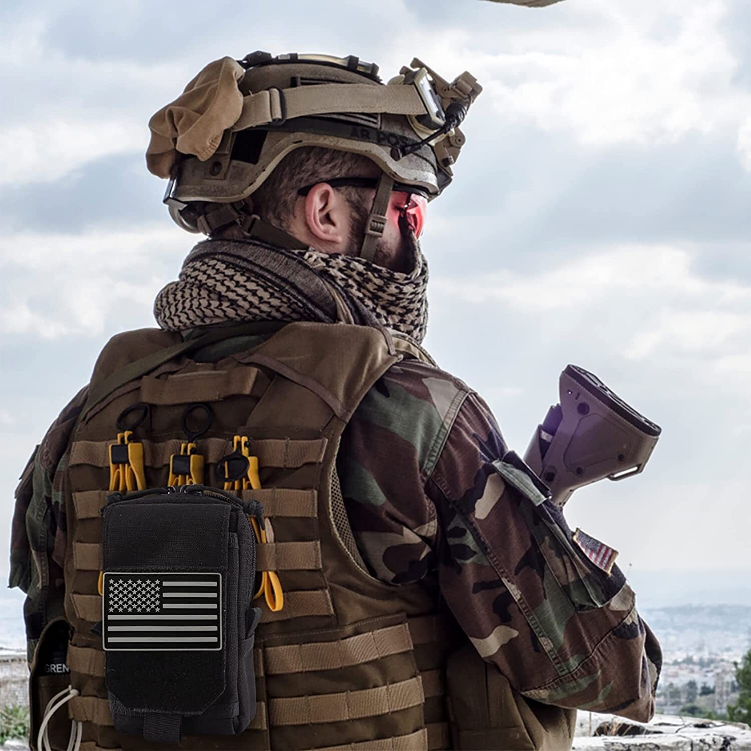 Tactical Molle Pouch Military Waist Bag Outdoor EDC Tool Bag Utility Vest Pack
