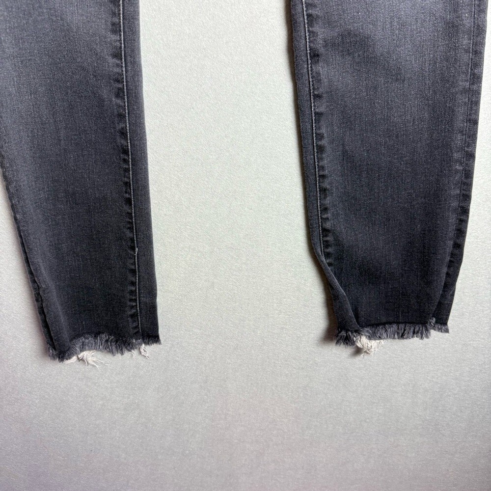 Edwin Bree Slim Straight Raw Hem Jeans Black Women’s Size 26