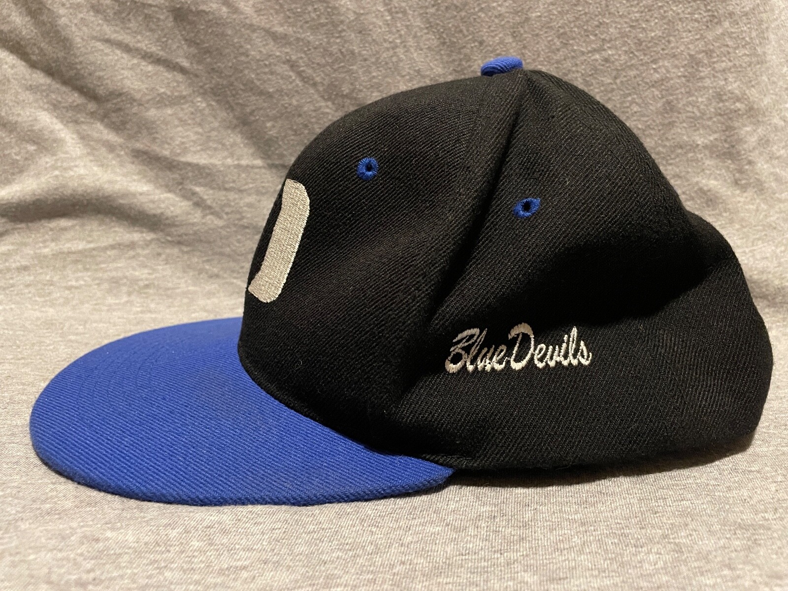 Duke Blue Devils Black Blue KIPA Snapback Cap Hat